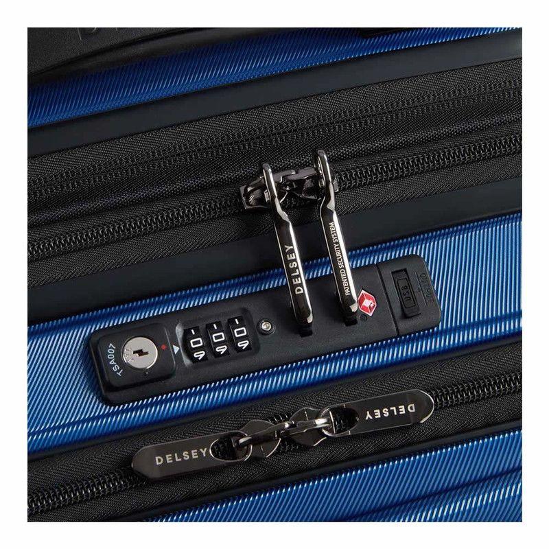 MALETA DE CABINA EXPAND. PORTAPC 55 CM. DELSEY SHADOW  5.0 AZUL-7