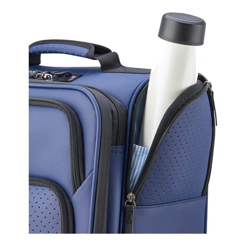 MALETA DE CABINA 55 cm. EXPAND. E IMPERM. DELSEY BONNEVILLE AZUL-6