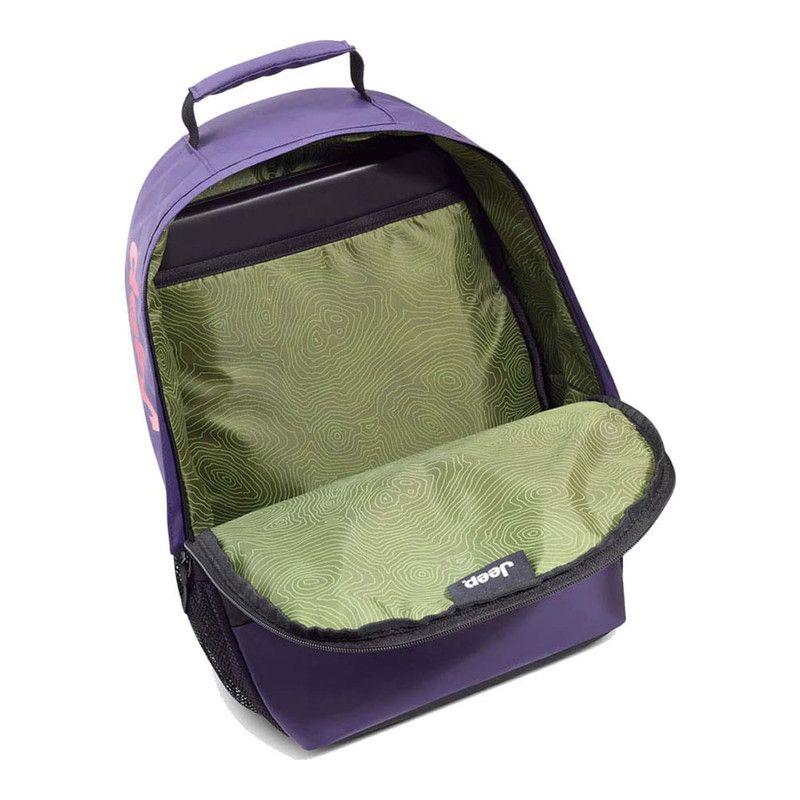 MOCHILA PORTANOTEBOOK 15,6" IMPERMEABLE JEEP BY DELSEY 12C VIOLETA-6