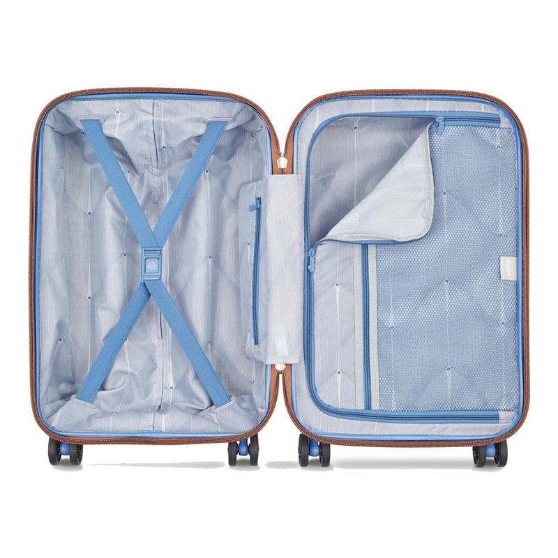 MALETA DE CABINA EXPANDIBLE 55 cm. DELSEY FREESTYLE SKY BLUE-2