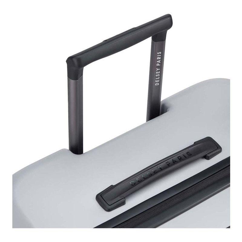 MALETA GRANDE RIGIDA CON TAPA  76 cm. DELSEY SECURITIME GRIS PLATA-6