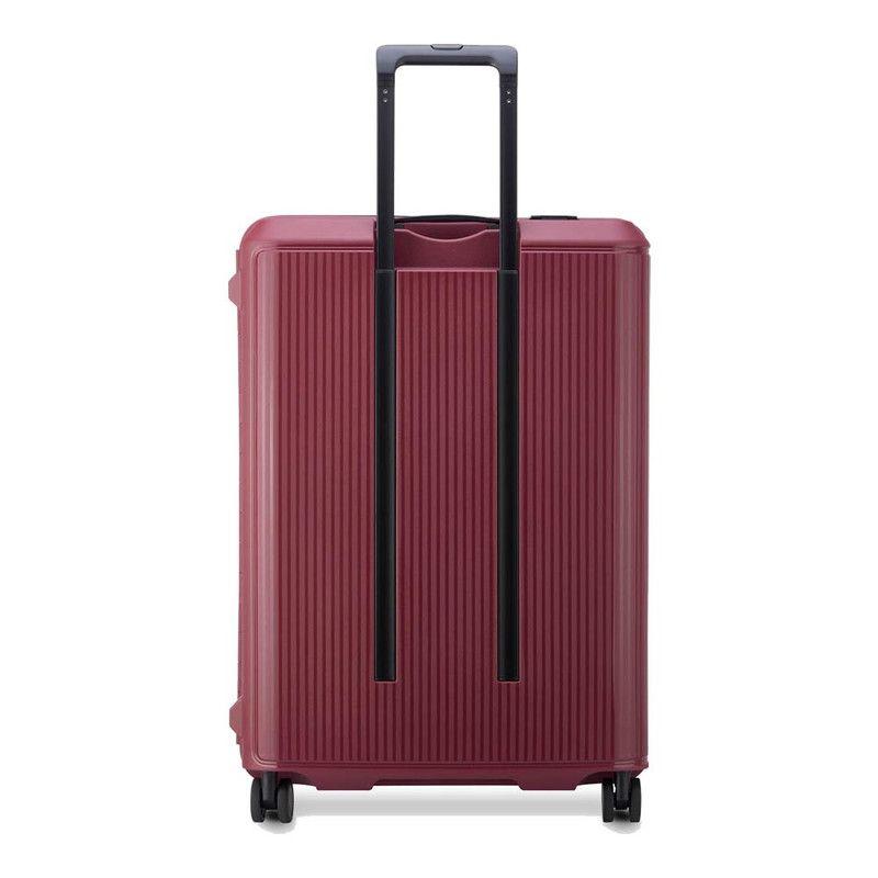 MALETA MEDIANA 70 cm. SECURITECH STONE by DELSEY ROJA-3