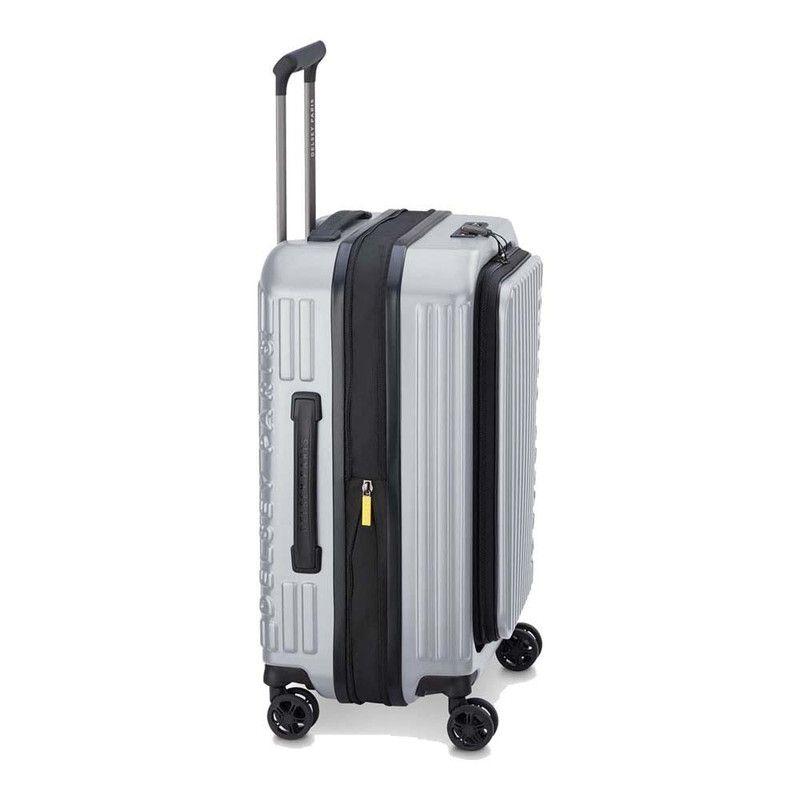 MALETA DE CABINA  RIGIDA CON TAPA  55 cm. DELSEY SECURITIME GRIS PLATA-9
