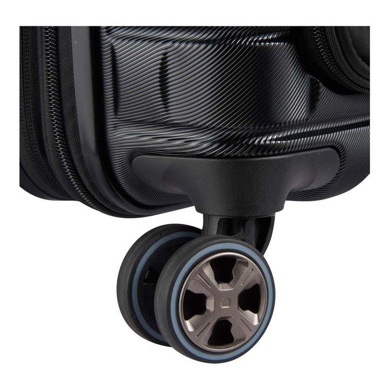 MALETA DE CABINA EXPAND. CON PORTANOT. DELSEY SHADOW  5.0 NEGRO-9