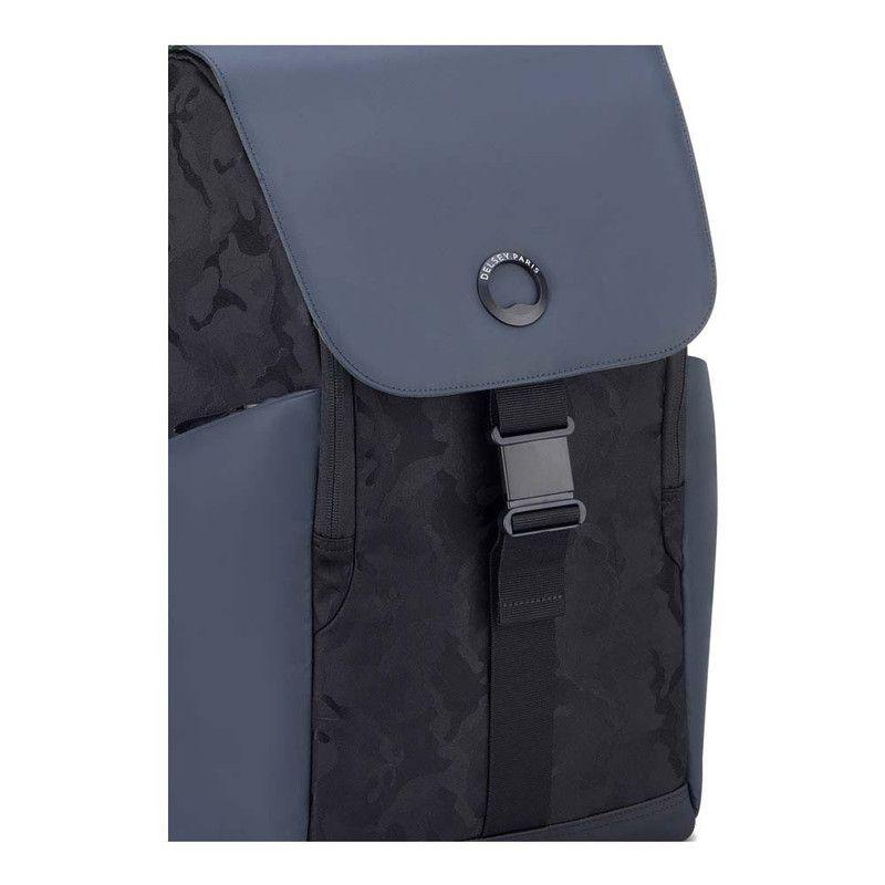 MOCHILA PORTANOTEBOOK 15,6 PULGADAS DELSEY SECURFLAP NEGRO CAMO-4