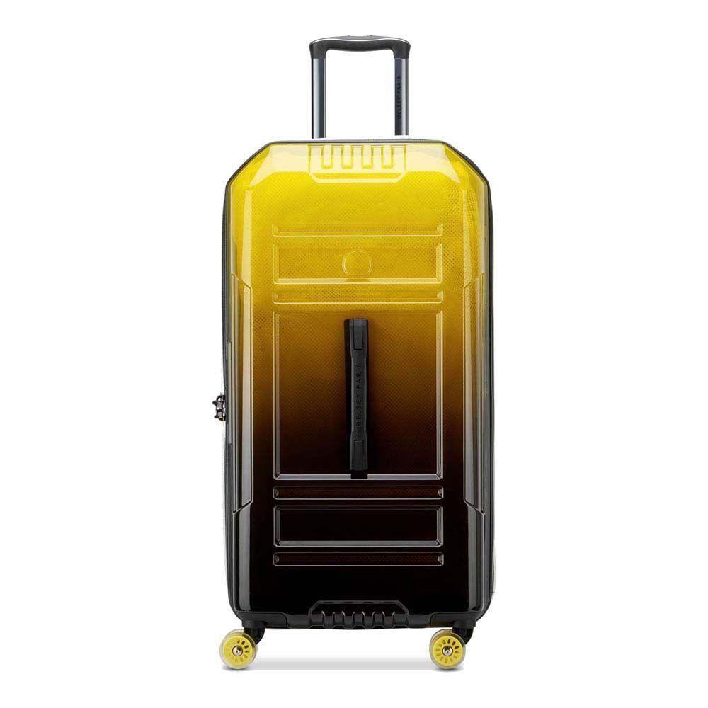 MALETA TRUNK MEDIANA EXPANDIBLE 73 cm DELSEY REMPART AMARILLO TRANSLÚCIDO-0