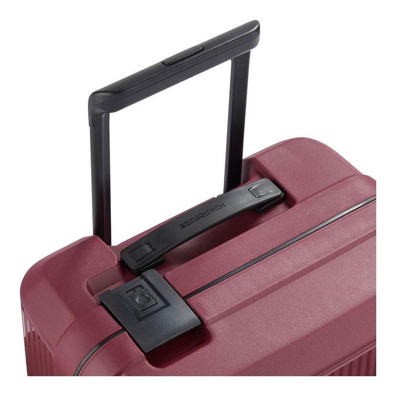MALETA DE CABINA 55 cm. SECURITECH STONE by DELSEY ROJA-5