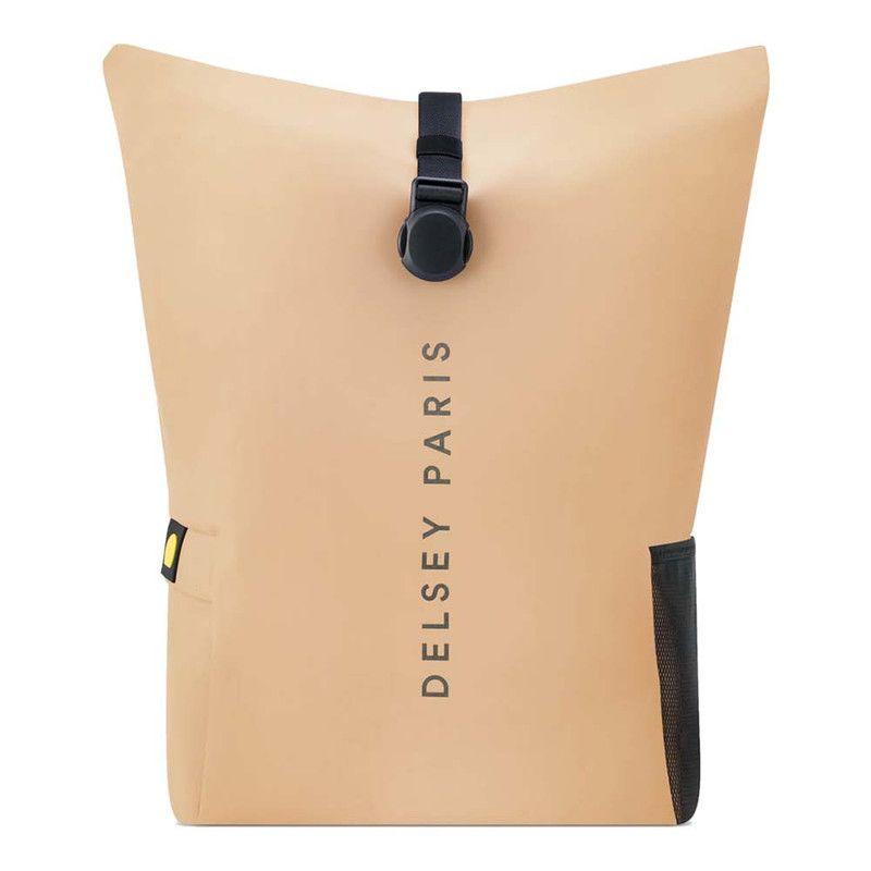 MOCHILA PORTAPC ROLLTOP IMPERMEABLE 14" DELSEY TURENNE SOFT BEIGE-8