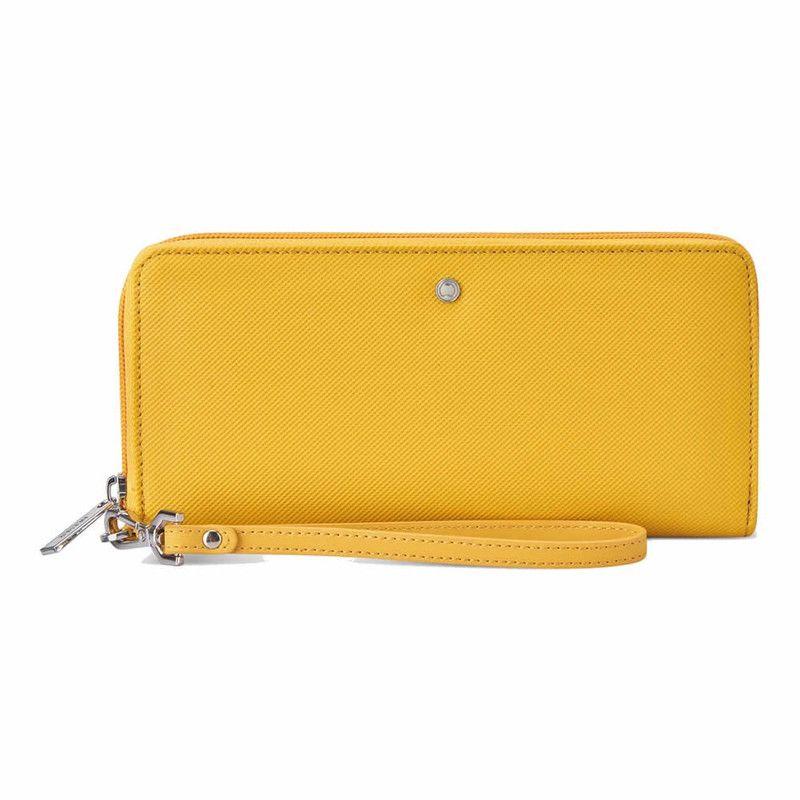 BILLETERA DE DAMA 20 cm. DELSEY LEPIC AMARILLO-0