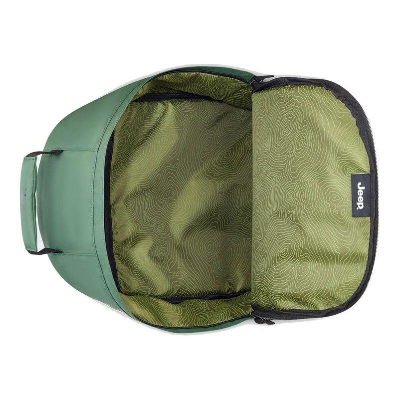 MOCHILA PORTANOTEBOOK 15,6" IMPERMEABLE JEEP BY DELSEY 12C VERDE-2