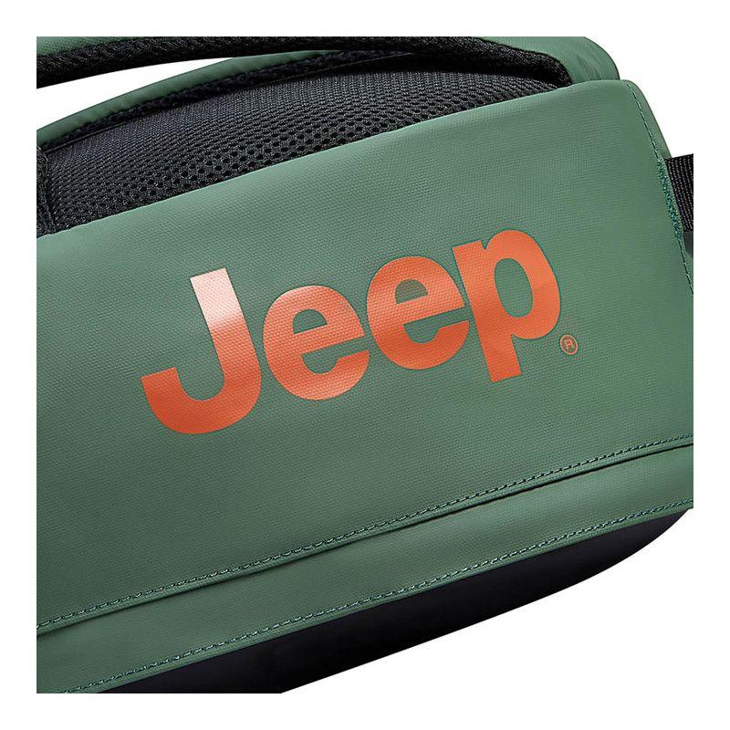 MOCHILA PORTANOTEBOOK 15,6" IMPERMEABLE JEEP BY DELSEY 12C VERDE-4