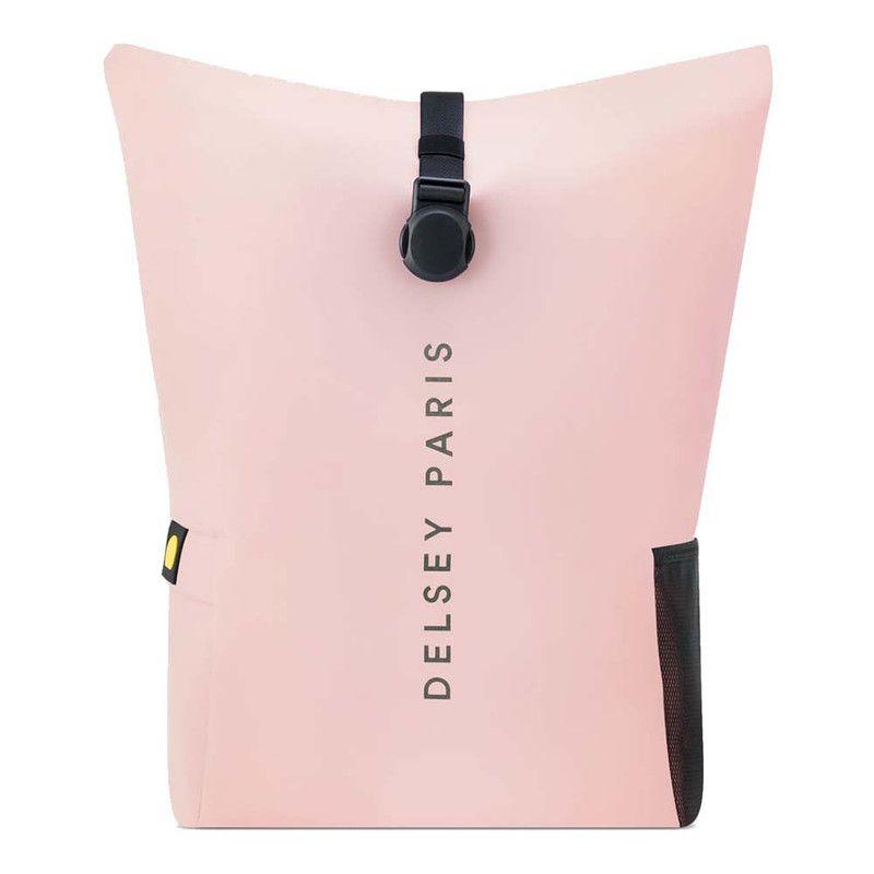 MOCHILA PORTAPC ROLLTOP IMPERMEABLE 14" DELSEY TURENNE SOFT ROSA-8