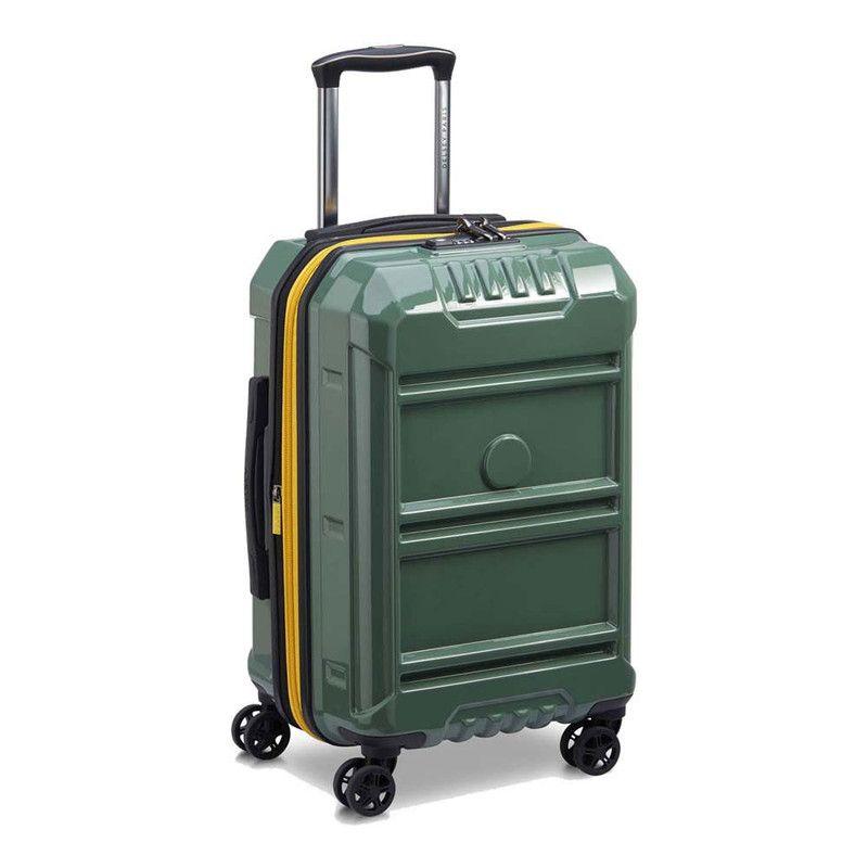 MALETA DE CABINA EXPANDIBLE 55 cm. DELSEY REMPART VERDE-1