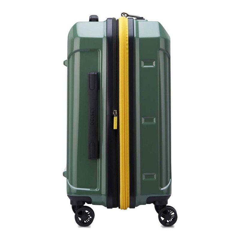 MALETA DE CABINA EXPANDIBLE 55 cm. DELSEY REMPART VERDE-3