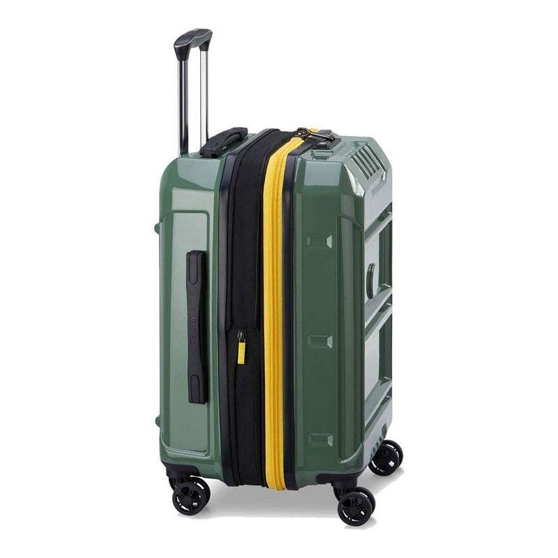 MALETA DE CABINA EXPANDIBLE 55 cm. DELSEY REMPART VERDE-9