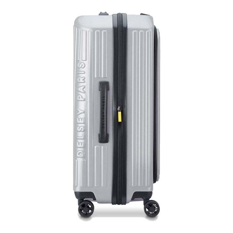MALETA MEDIANA RIGIDA CON TAPA  66 cm. DELSEY SECURITIME GRIS PLATA-3