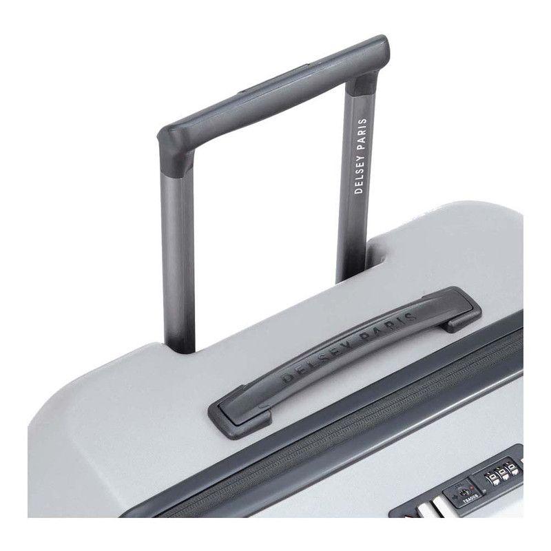 MALETA MEDIANA RIGIDA CON TAPA  66 cm. DELSEY SECURITIME GRIS PLATA-6