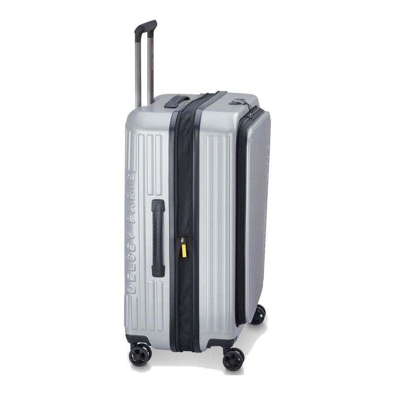 MALETA MEDIANA RIGIDA CON TAPA  66 cm. DELSEY SECURITIME GRIS PLATA-9