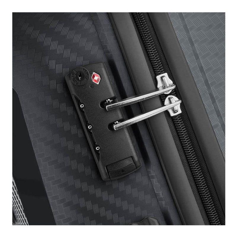 MALETA CARRY ON 55 cm. SLIM DELSEY BINALONG NEGRO-5