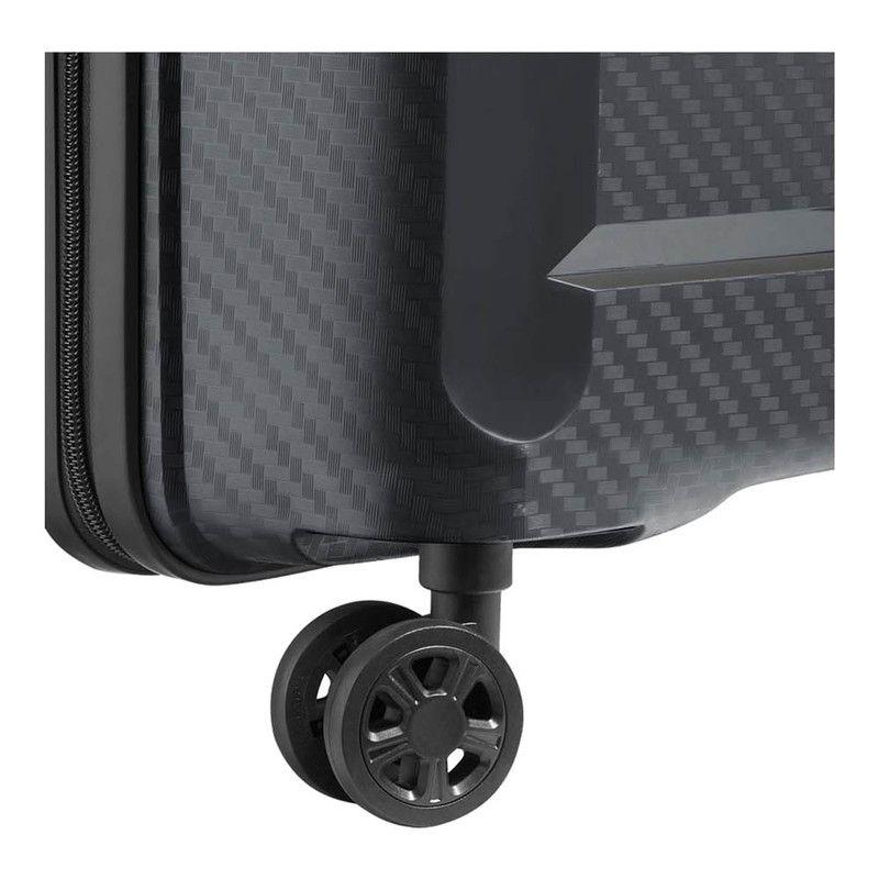 MALETA CARRY ON 55 cm. SLIM DELSEY BINALONG NEGRO-6