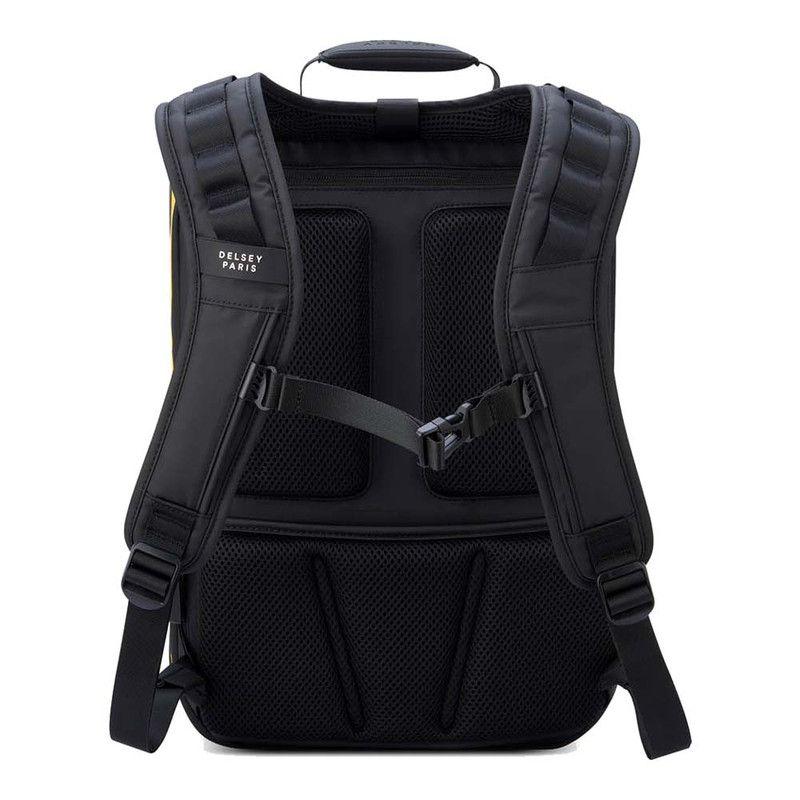 MOCHILA HÍBRIDA PORTANOTEBOOK 14" EXPANDIBLE DELSEY REMPART NARANJA-4