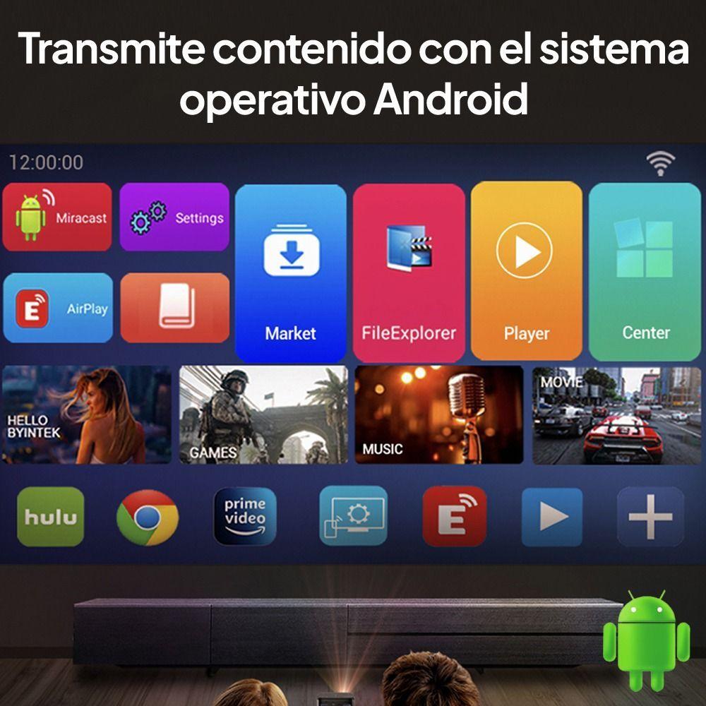 Proyector Smart Portatil Byintek P70-1