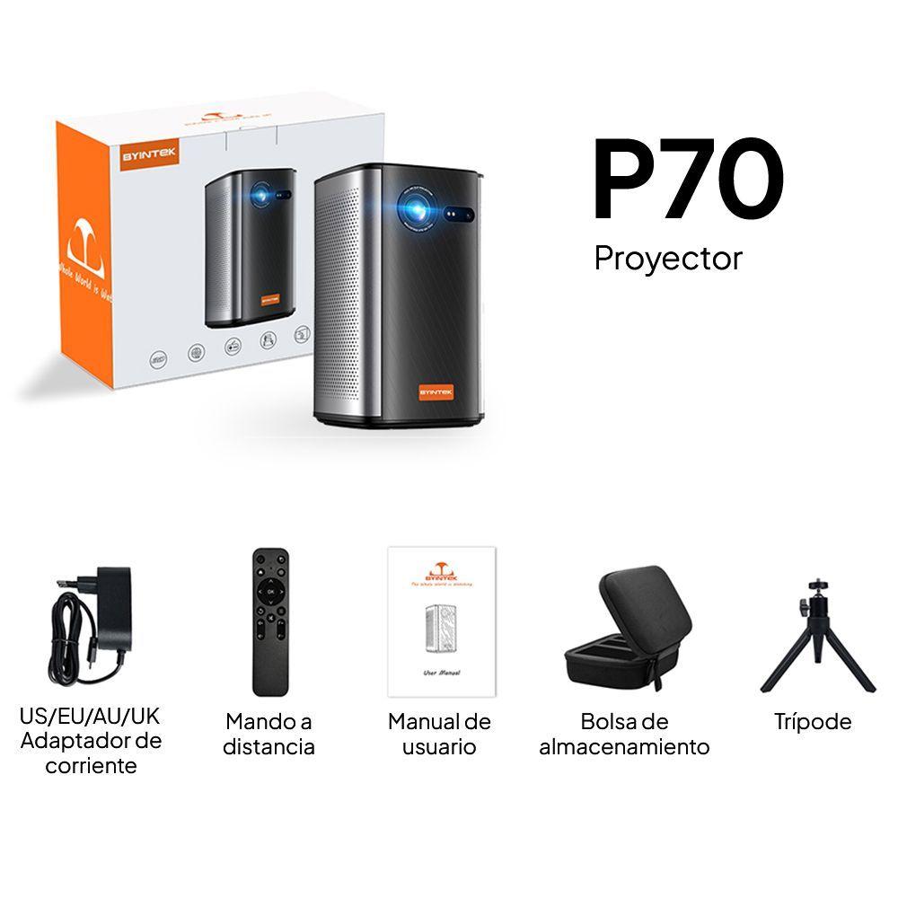 Proyector Smart Portatil Byintek P70-5