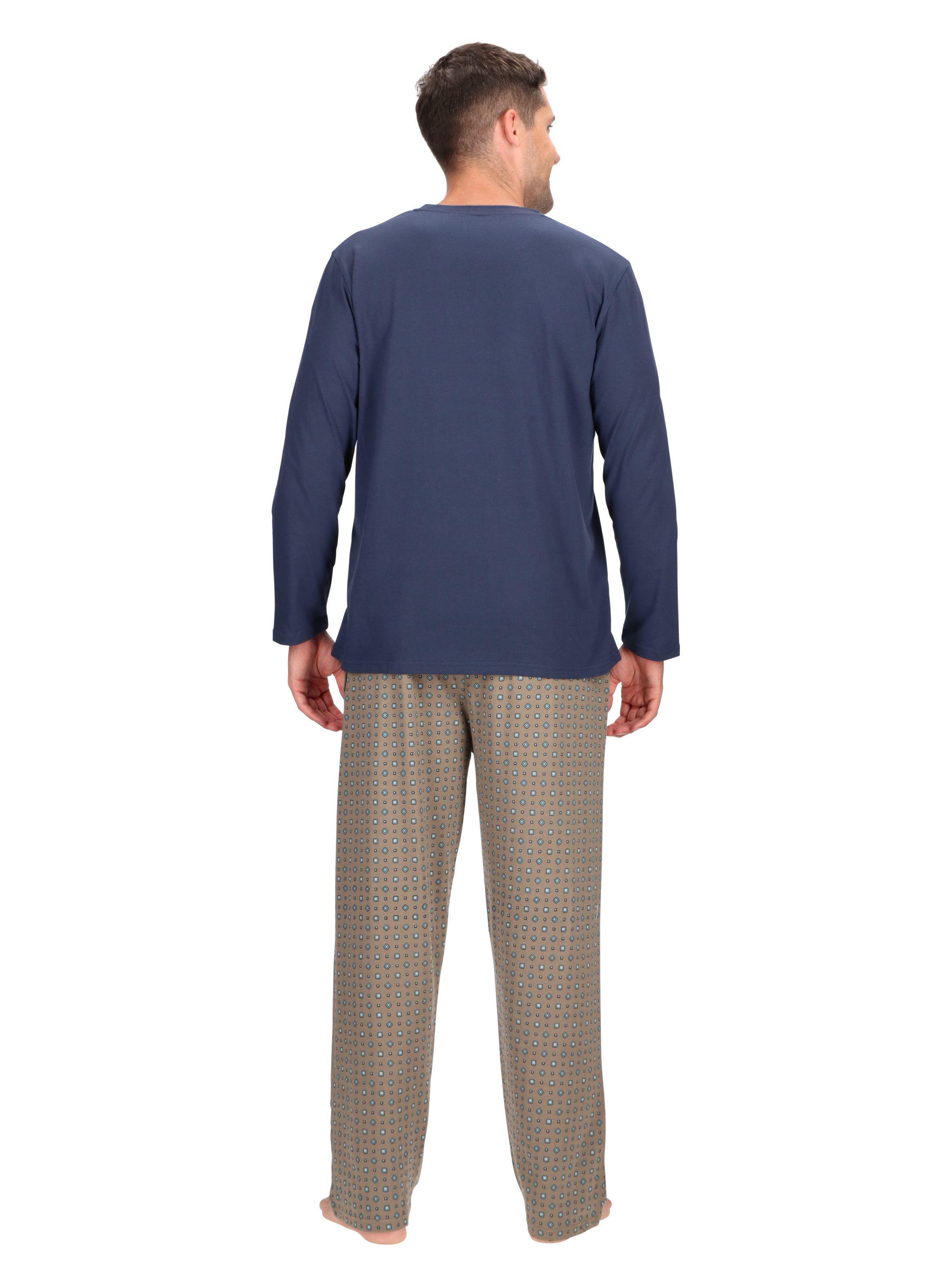 Pijama Algodón Azul Mota -3