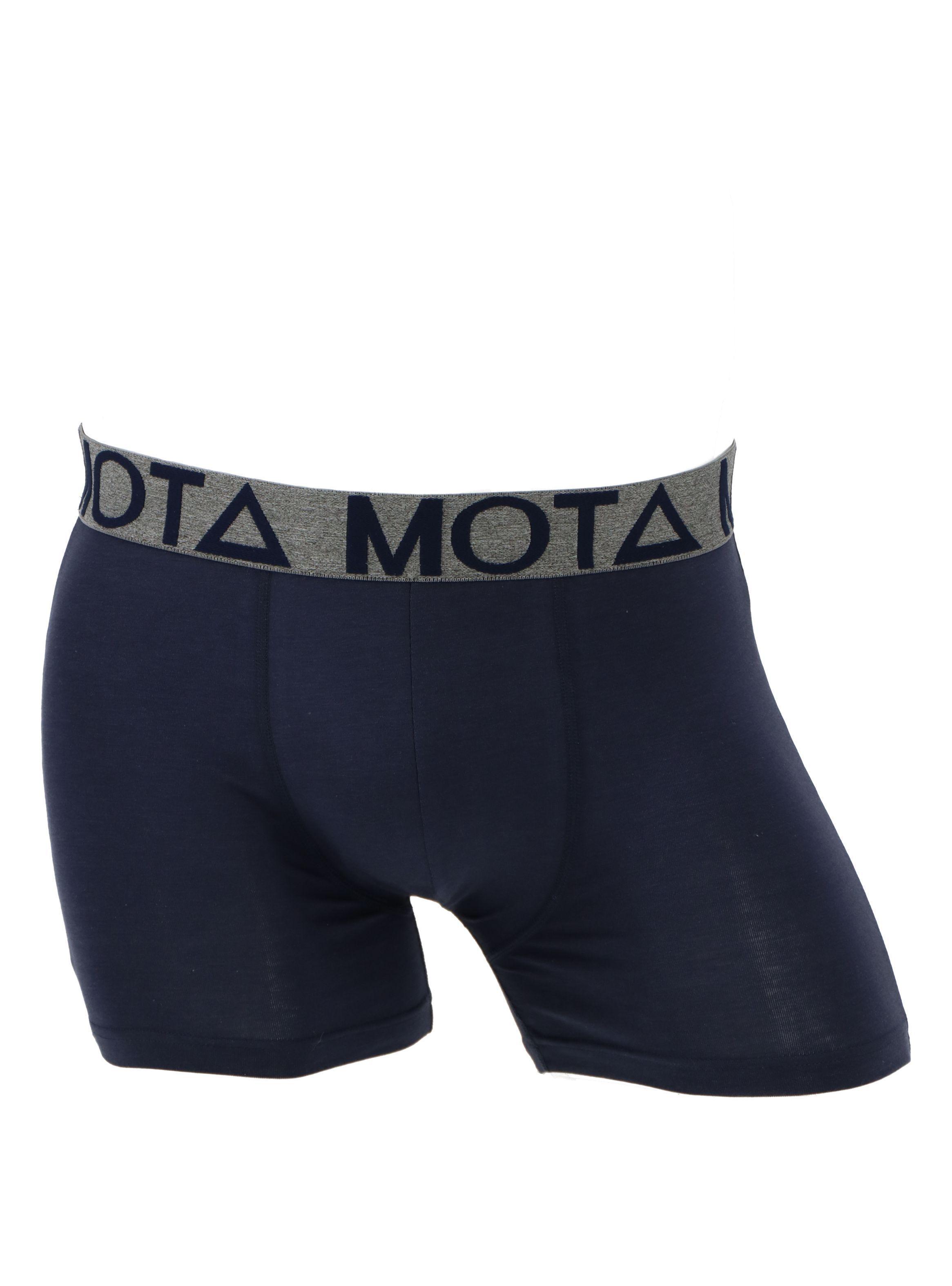 Boxer Medio Bambú Azul Pack 3 Mota-5