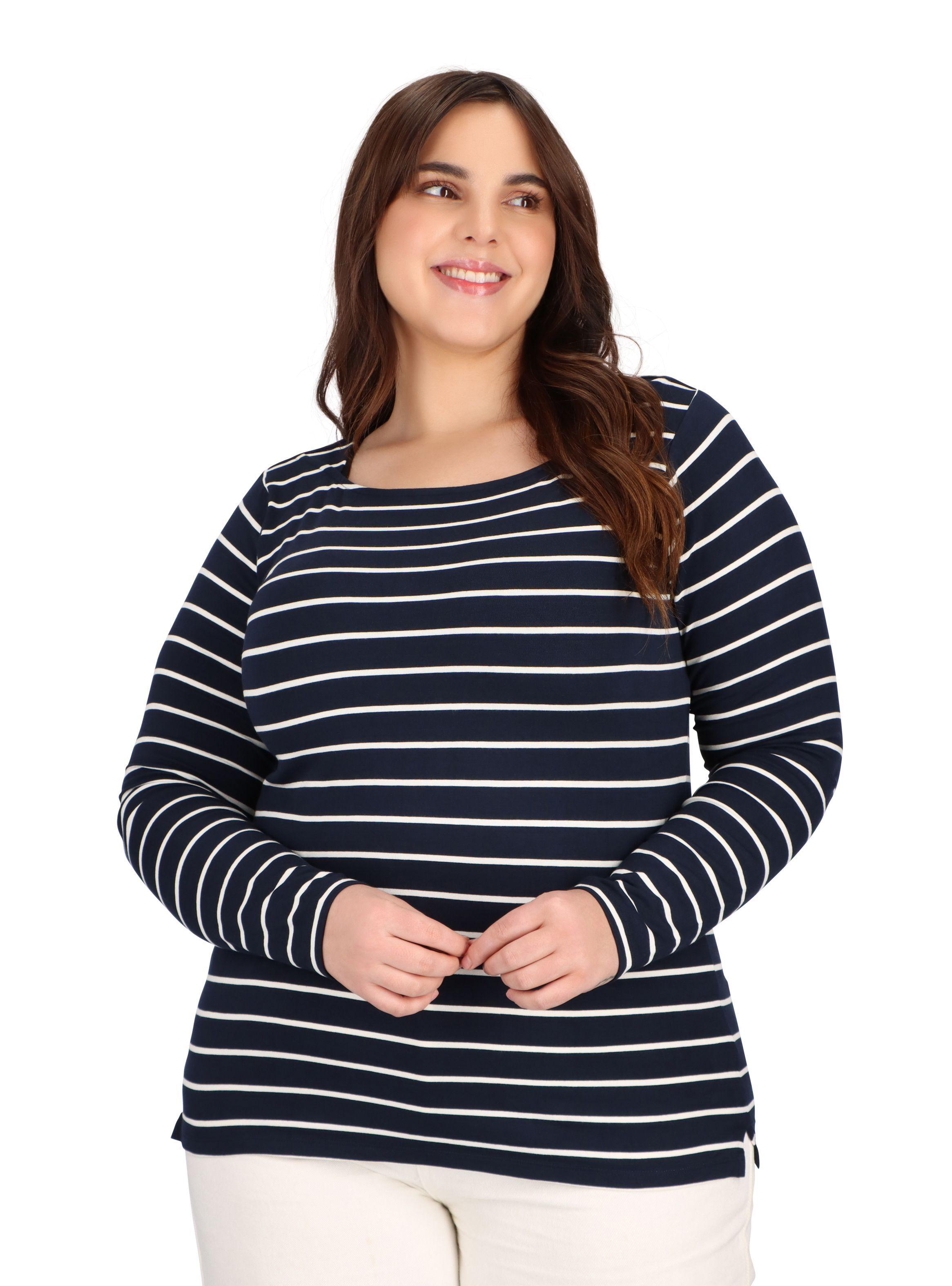 POLERA VISCOSA CAFFARENA LÍNEAS-0