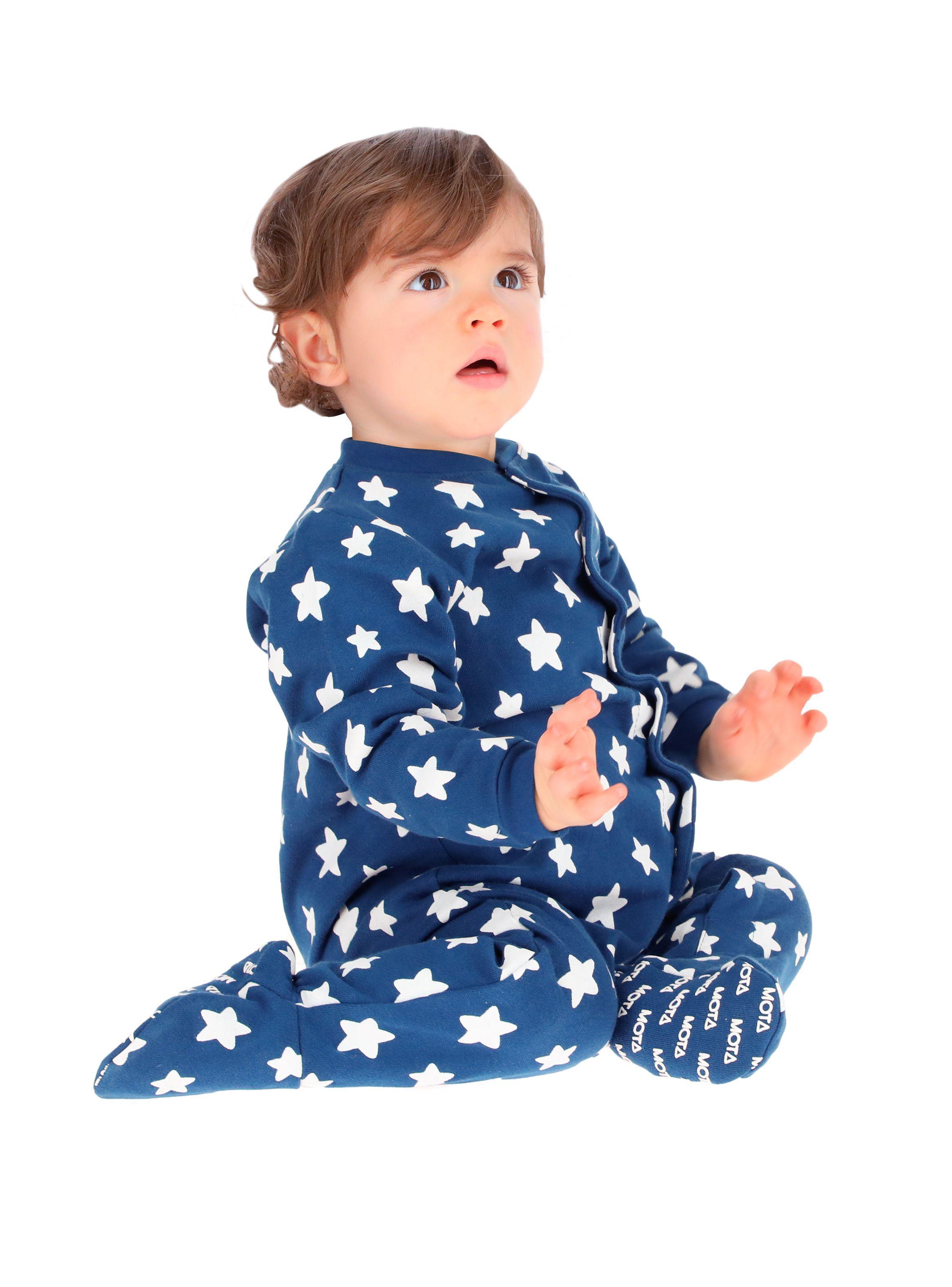 Pijama Infantil Azul Mota-0