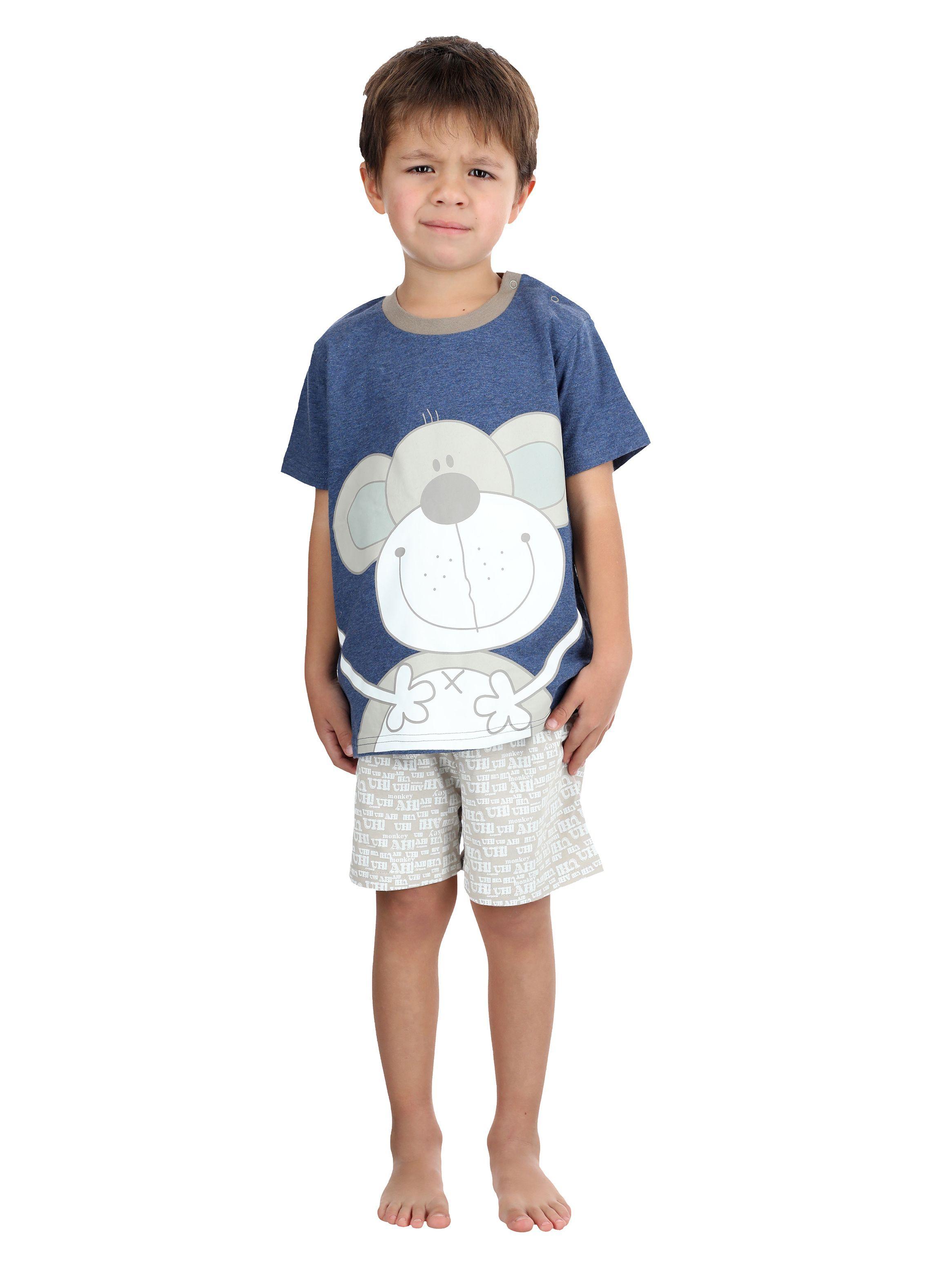 Pijama Manga Corta 2 Piezas Niño Mota-0