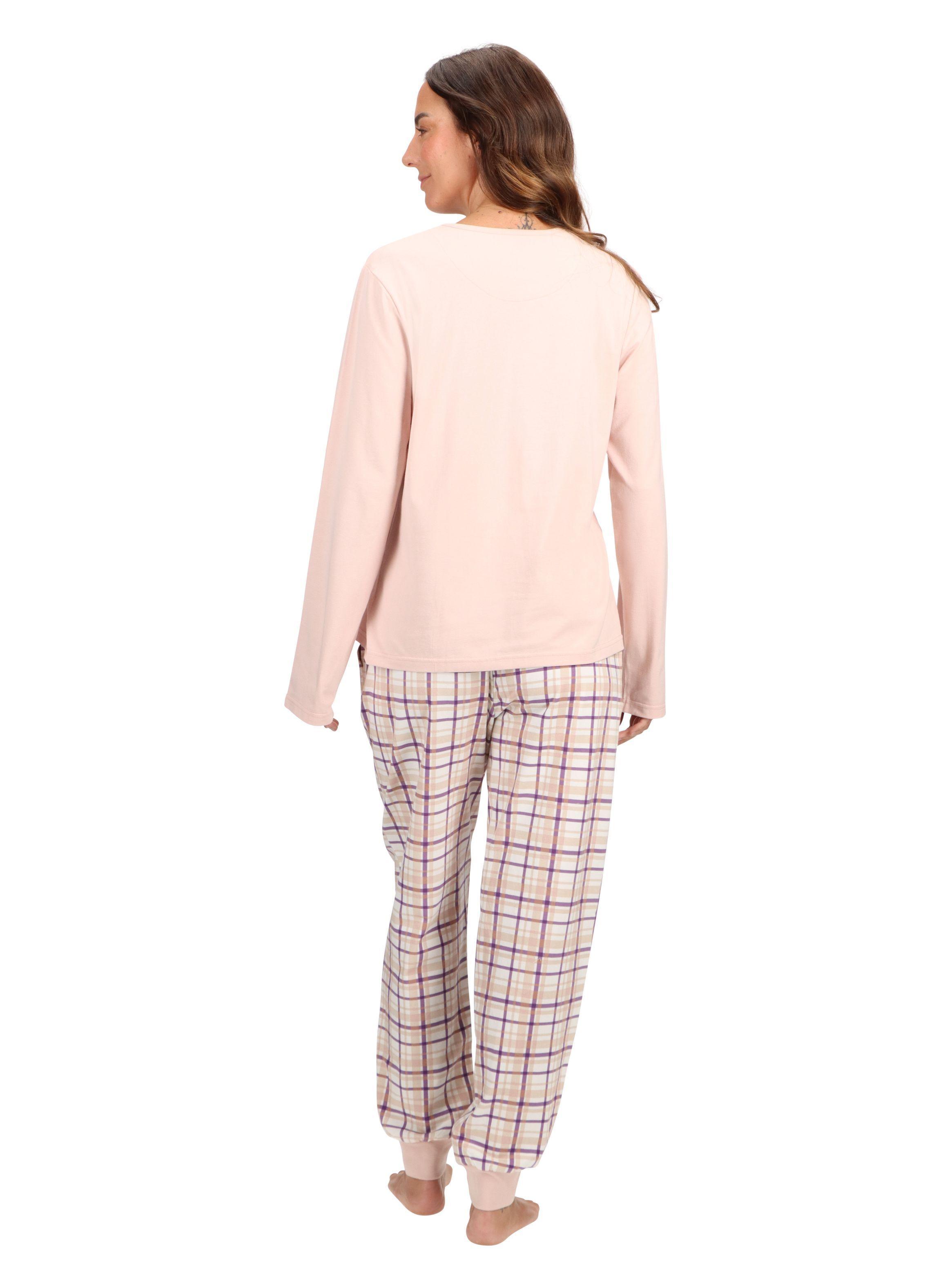 Pijama Rosado Algodón Caffarena-4