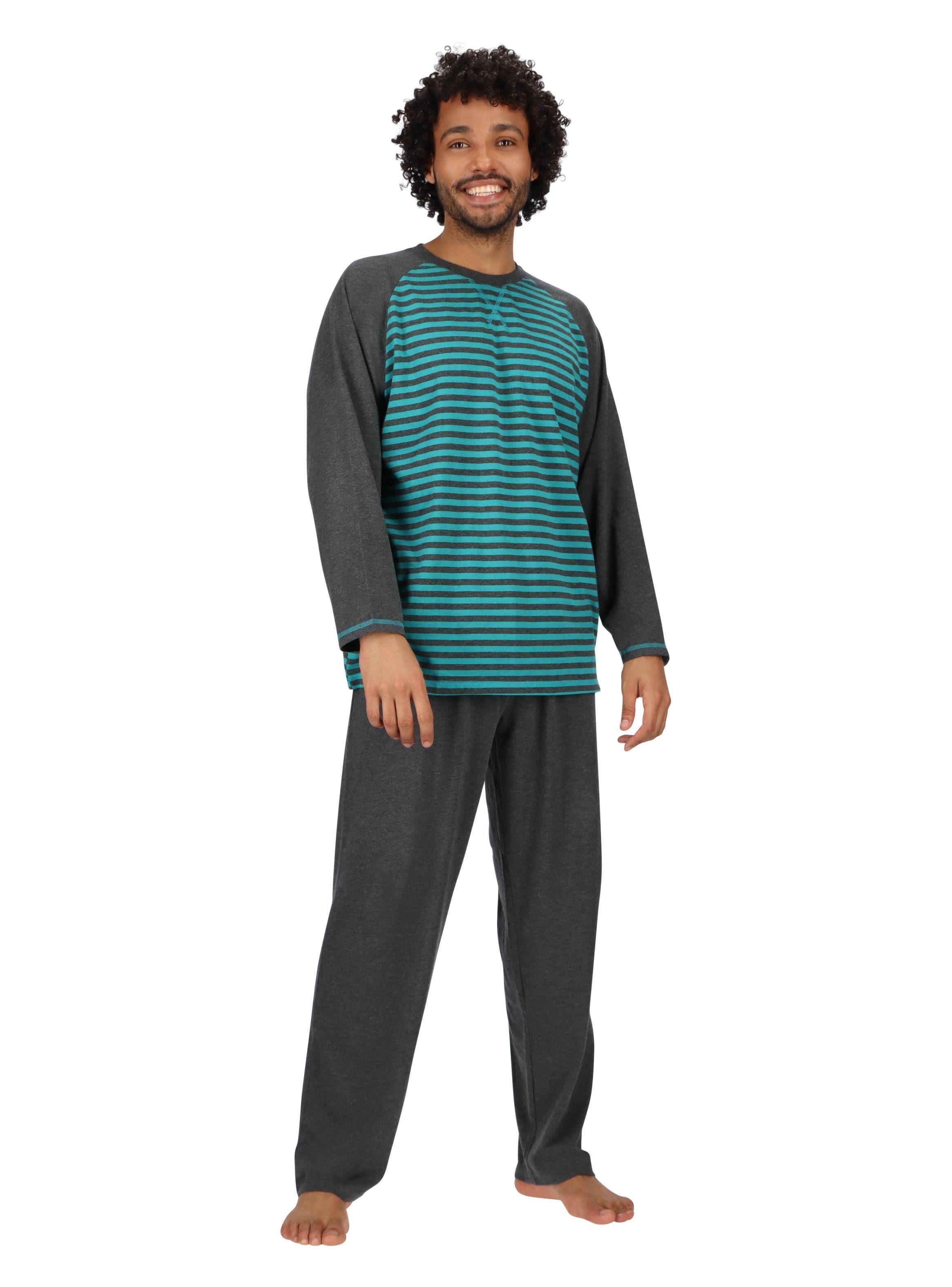 Pijama largo algodón Gris Marengo Mota -0