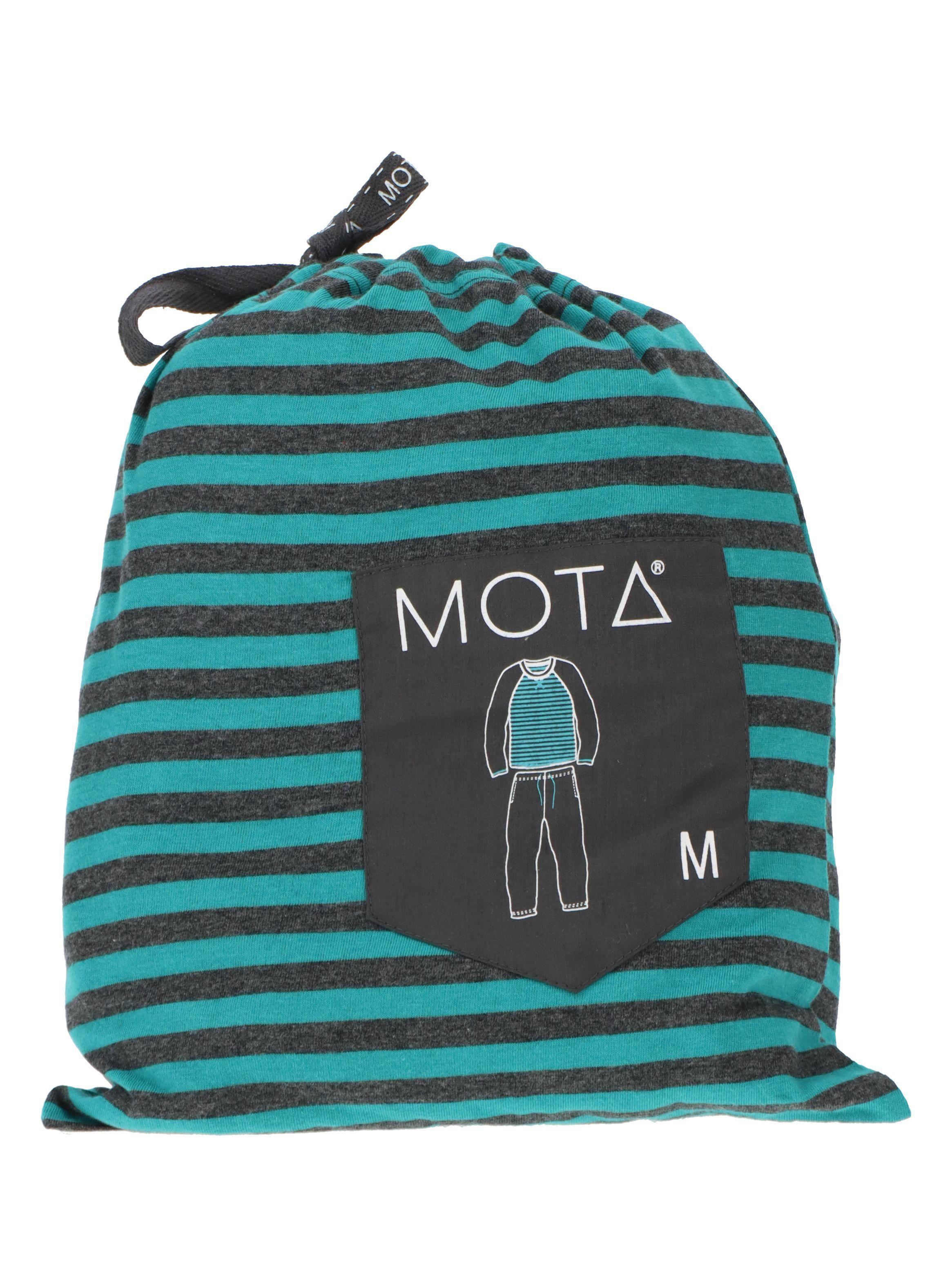 Pijama largo algodón Gris Marengo Mota -2