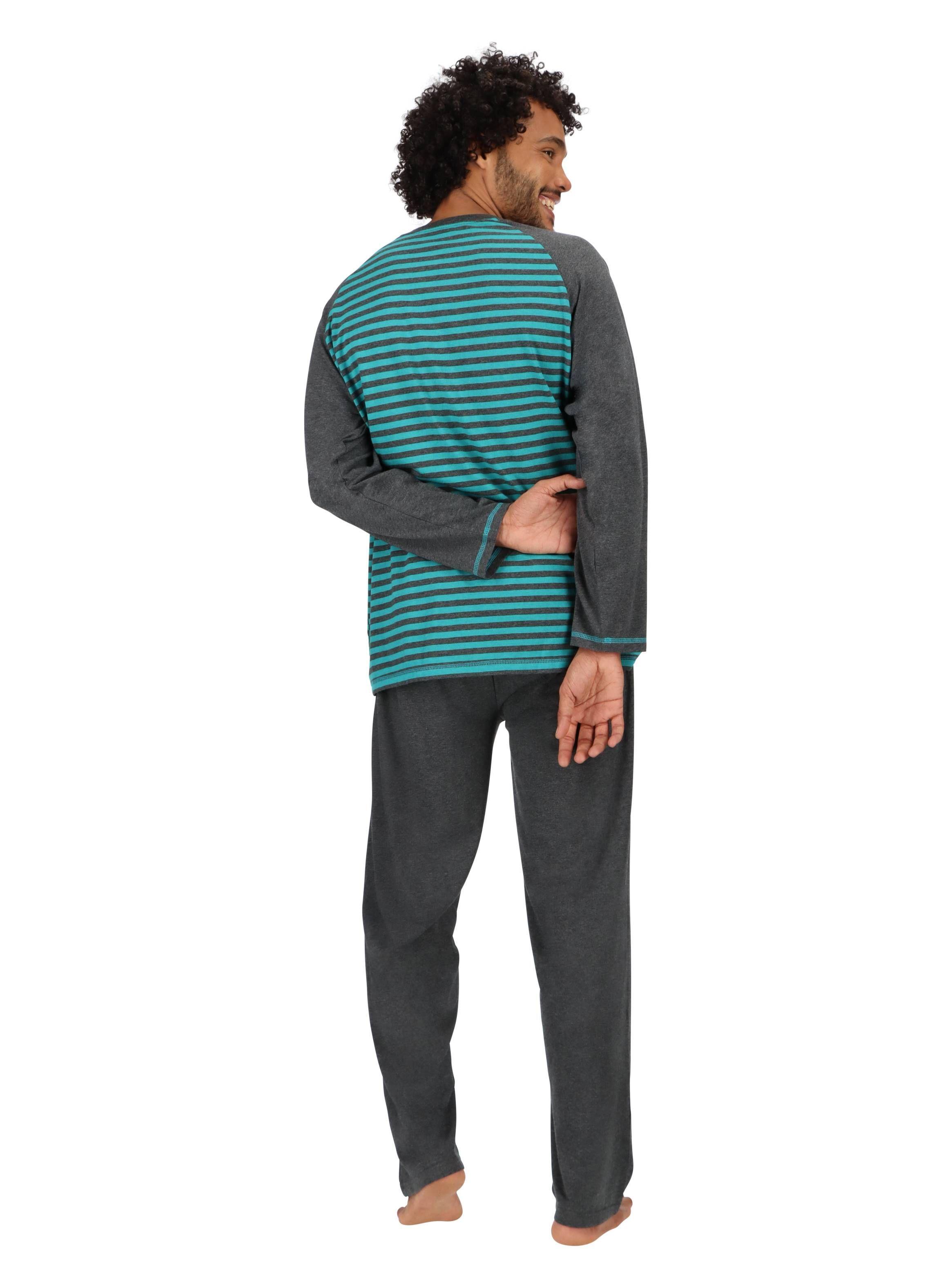 Pijama largo algodón Gris Marengo Mota -4