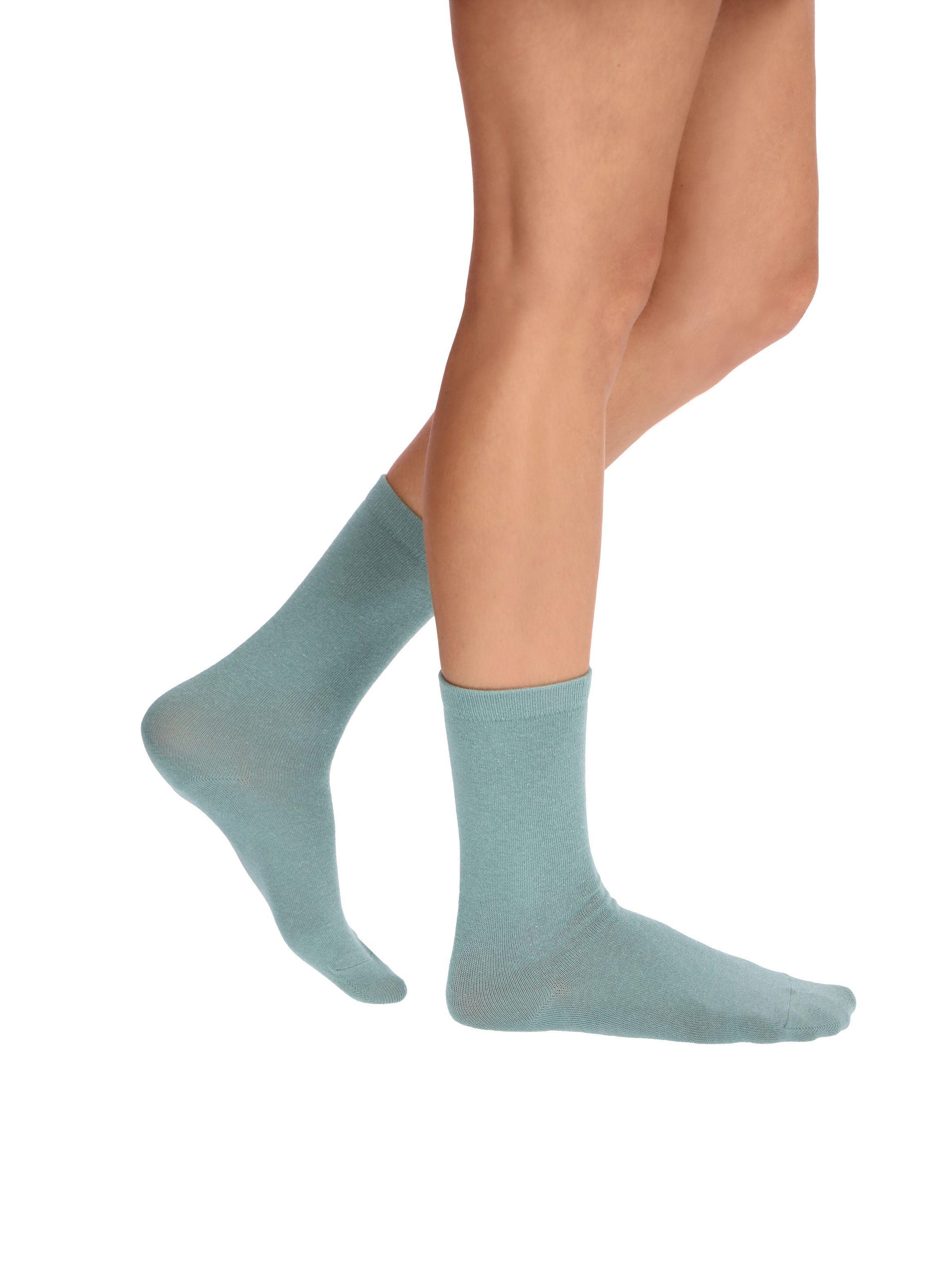 CALCETÍN CORTO ALGODÓN PACK 5 CAFFARENA COLORES-1