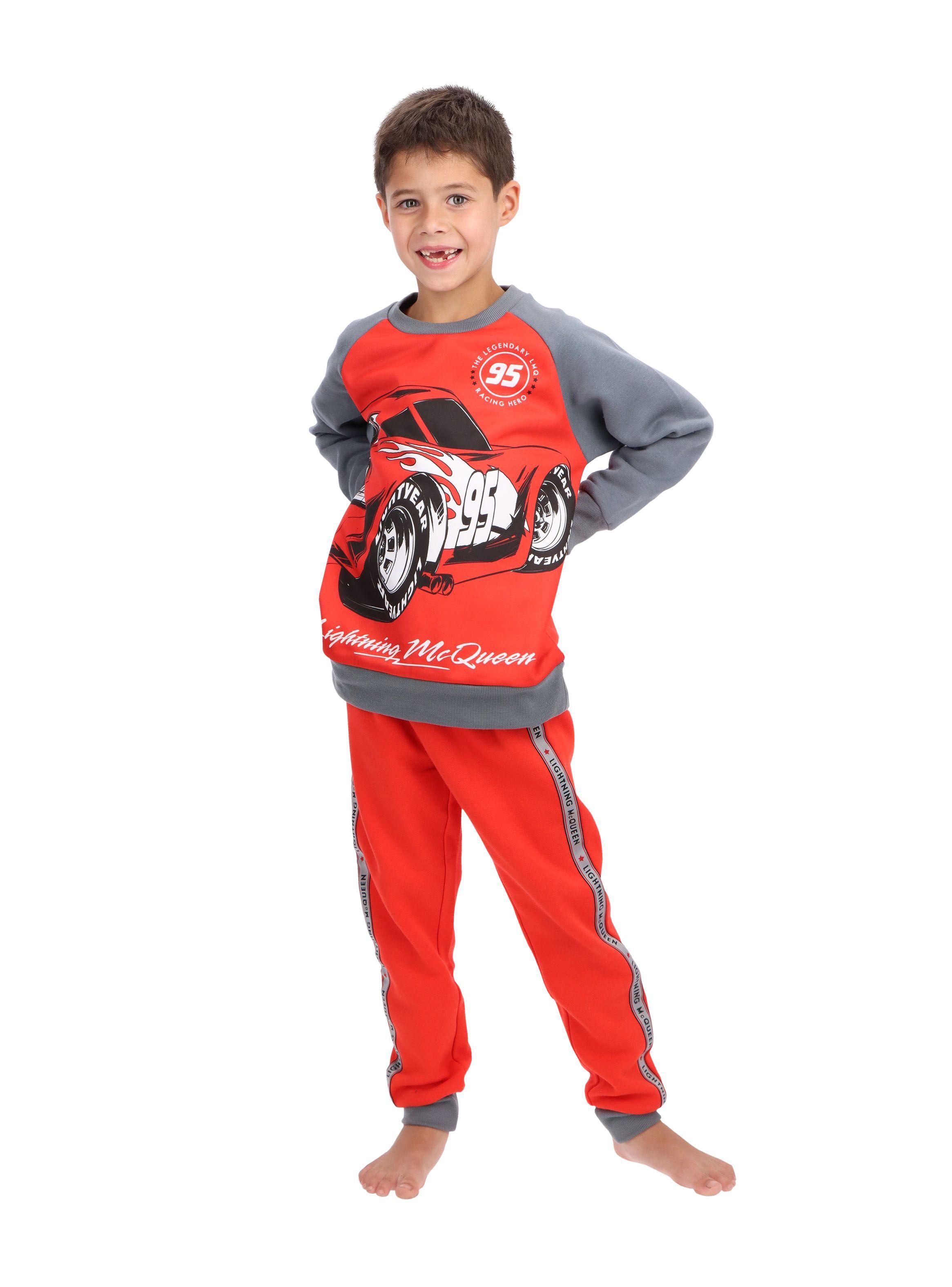 Pijama Algodón Cars Rojo Caffarena-0