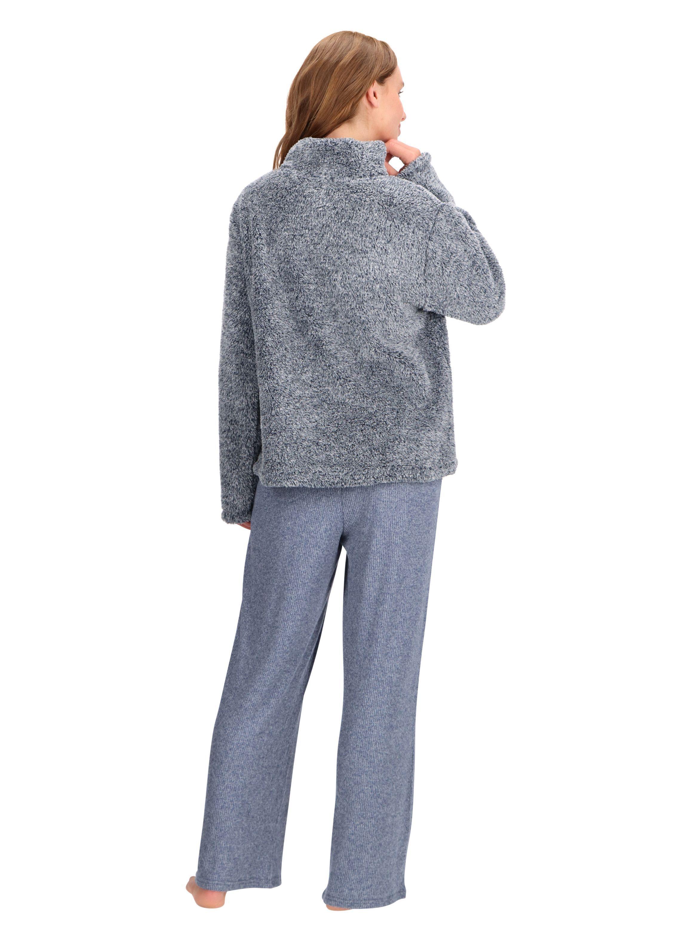 Pijama Sherpa Gris Caffarena-2