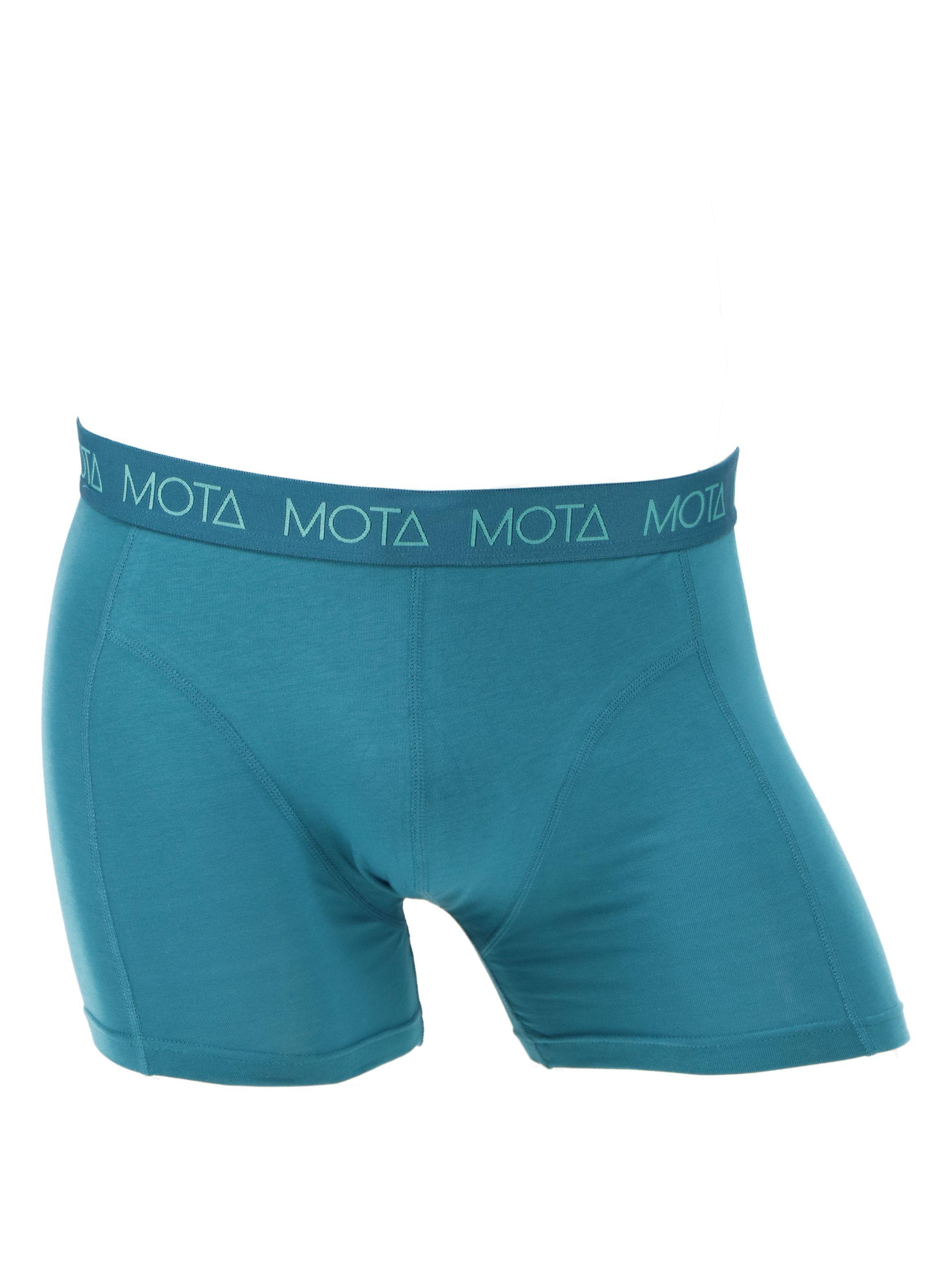 Boxer Medio Bambú Azul Pack 4 Mota-1
