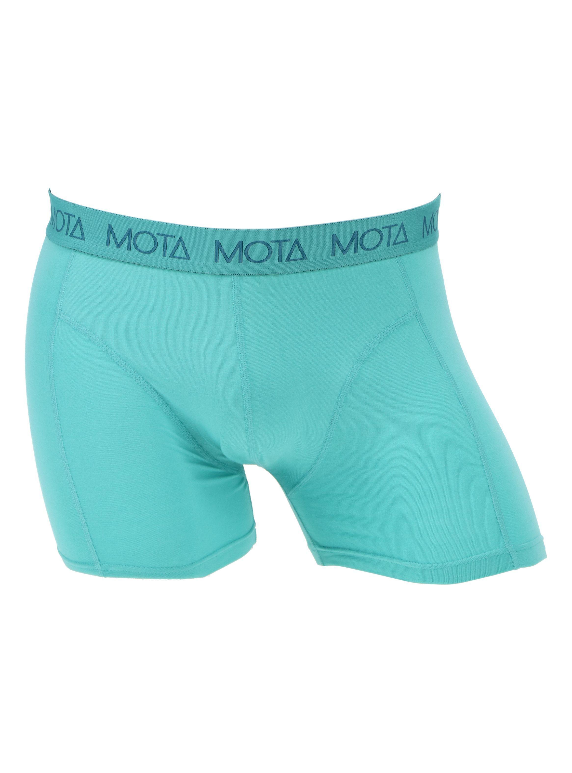 Boxer Medio Bambú Azul Pack 4 Mota-3