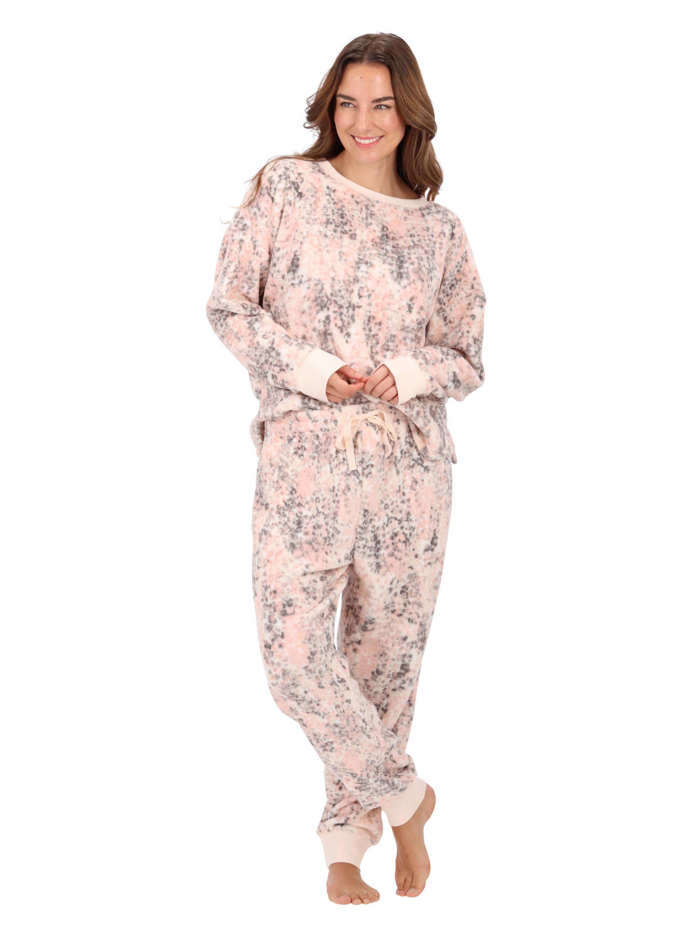 PIjama Coral Fleece Rosado Claro Caffarena-0