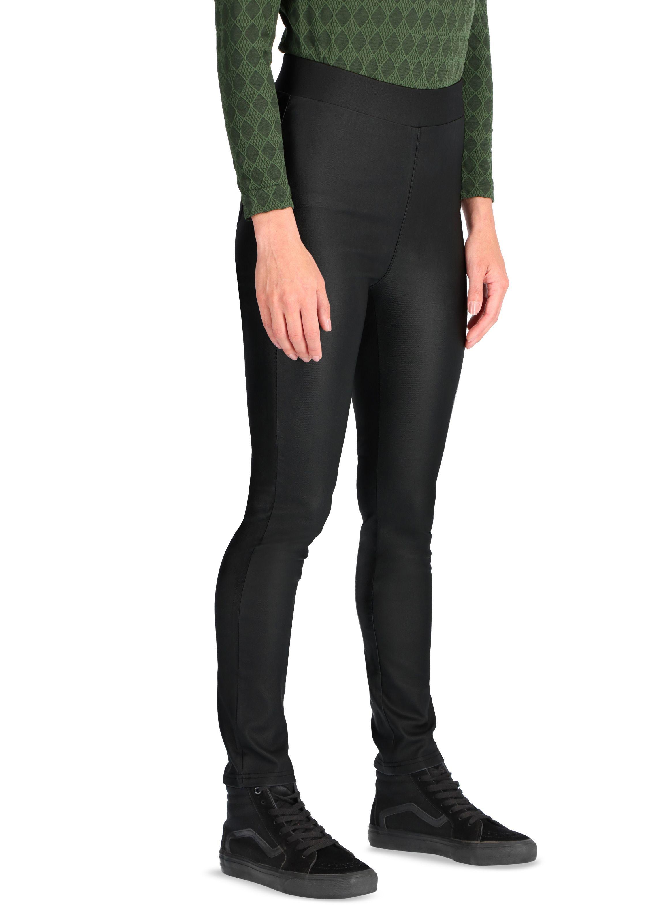 Legging Viscosa Caffarena Tela Brillante-0
