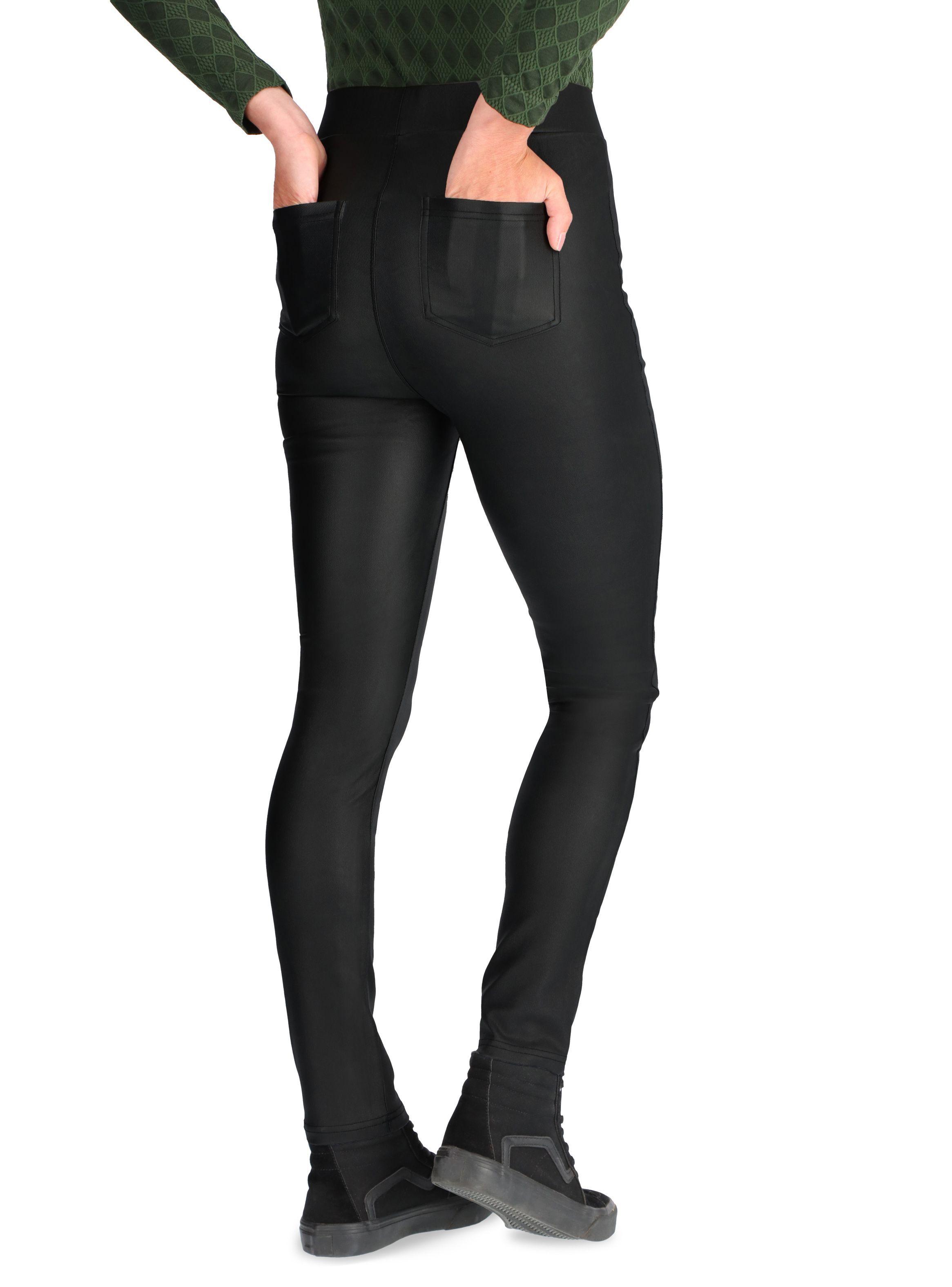 Legging Viscosa Caffarena Tela Brillante-2