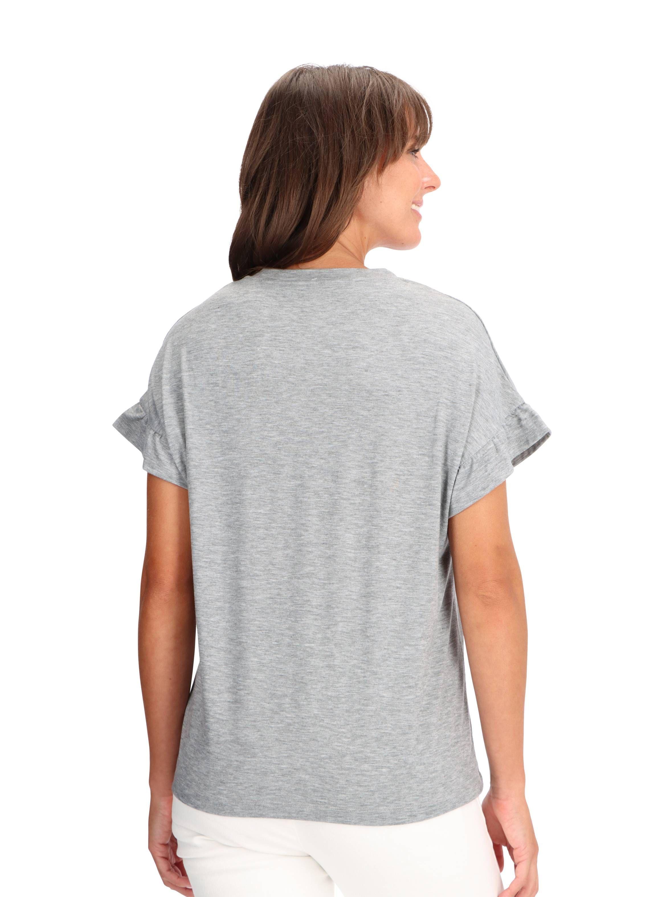 Polera Diseño Gris Melange Caffarena-2