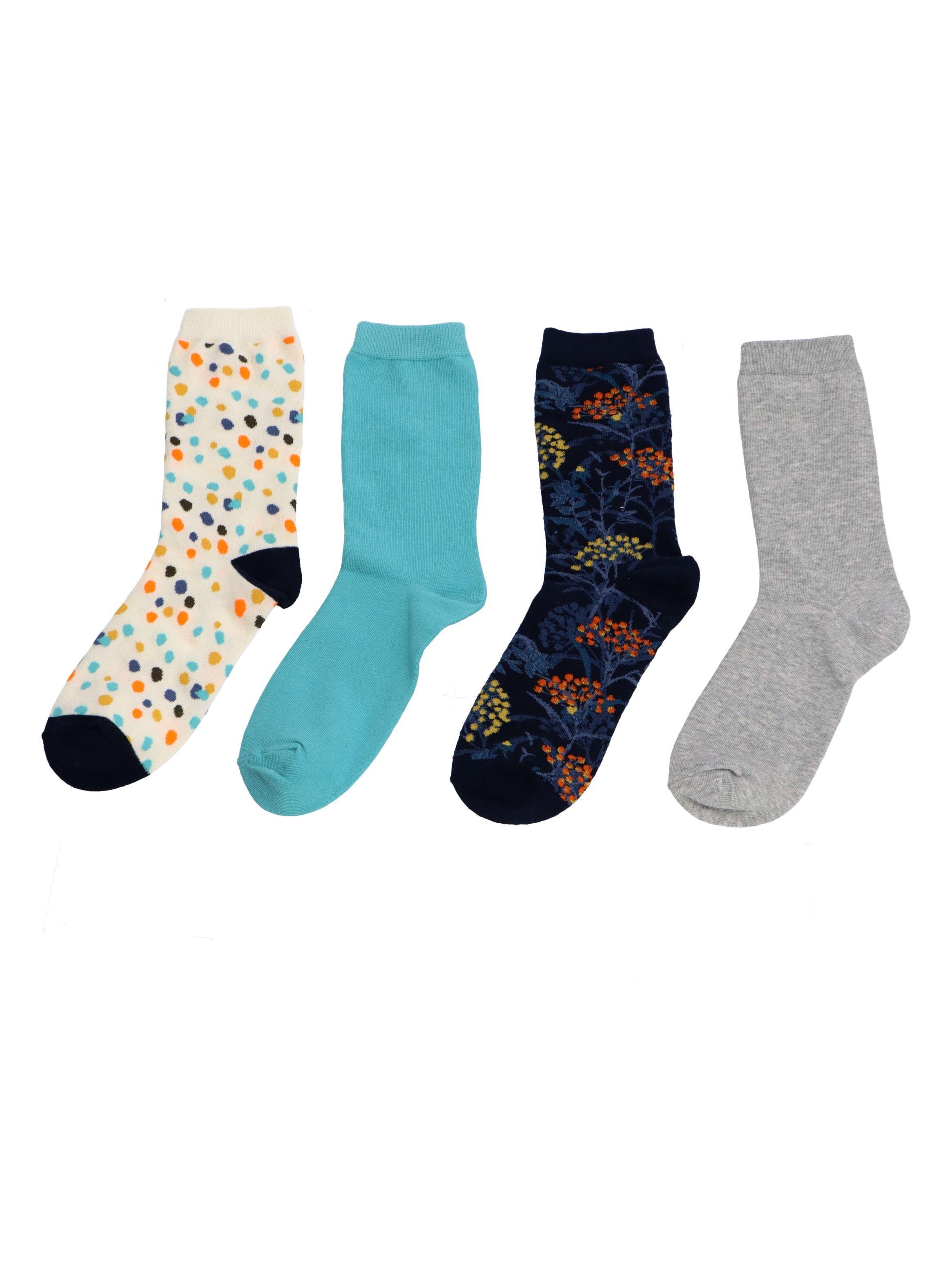 Calcetín Medio Algodón Pack 4 Caffarena-0