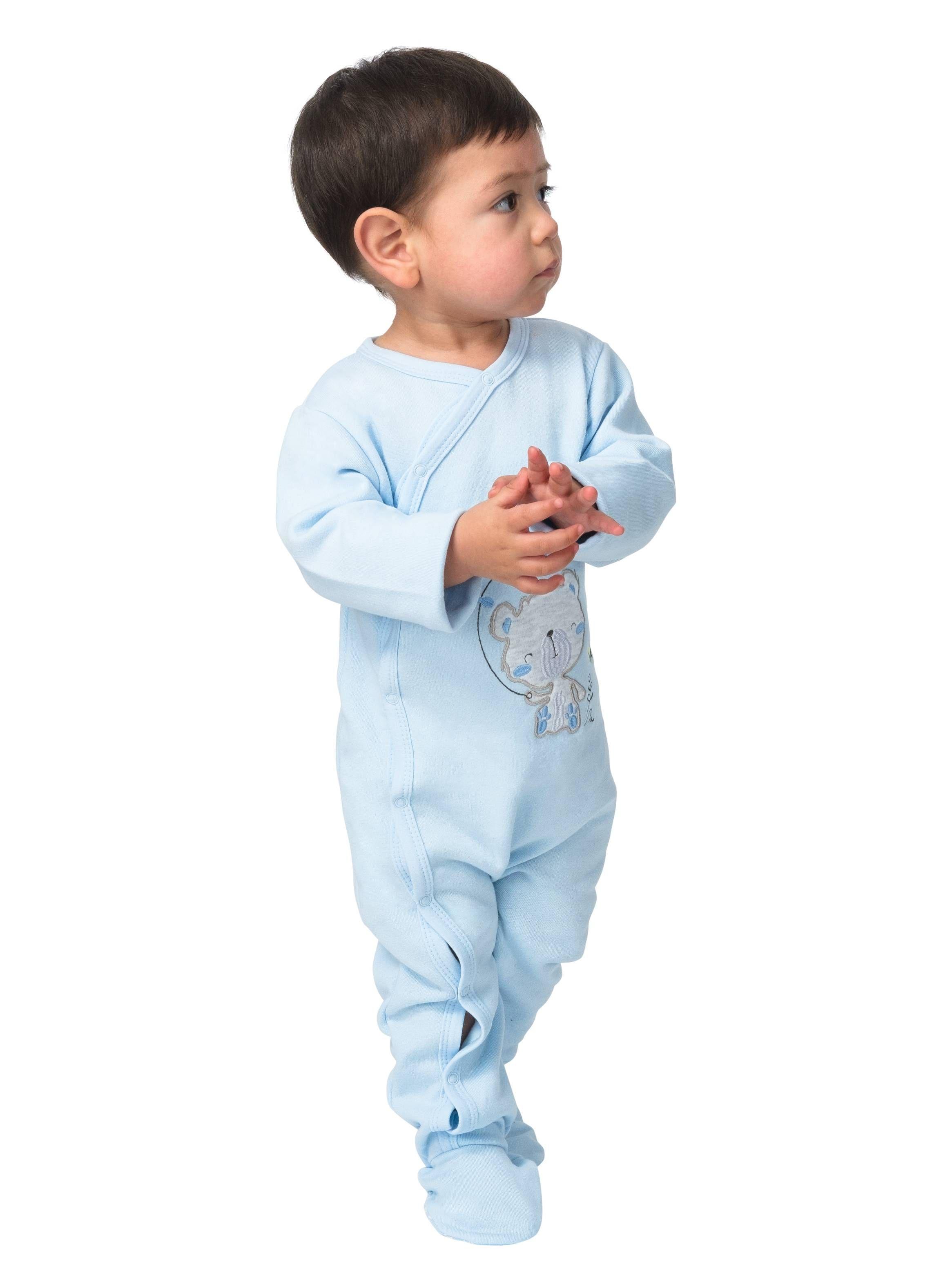 Pijama Algodón Niño Mota-1