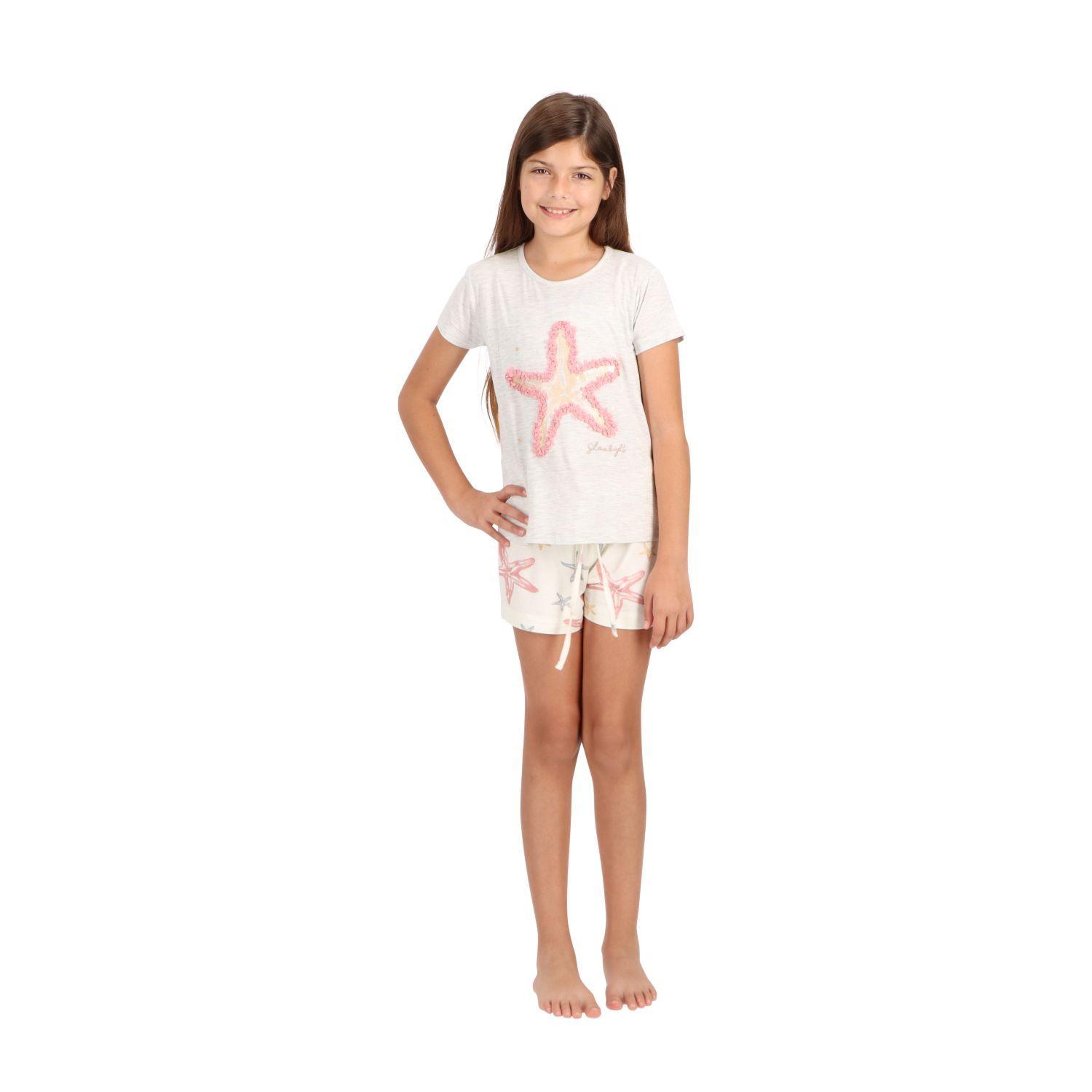 Pijama Viscosa Infantil Caffarena-0