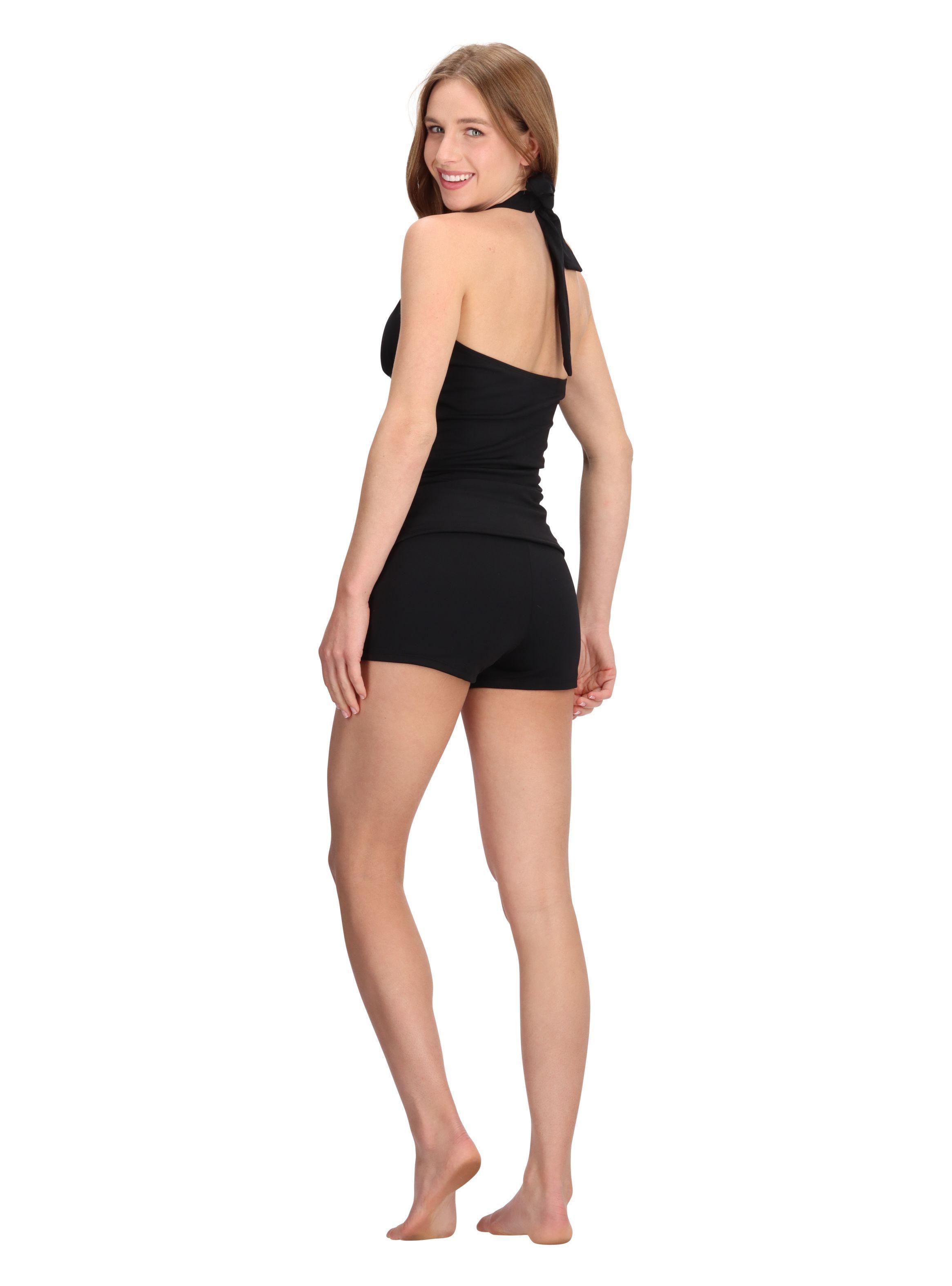 Tankini Short Reductor Negro Caffarena-3