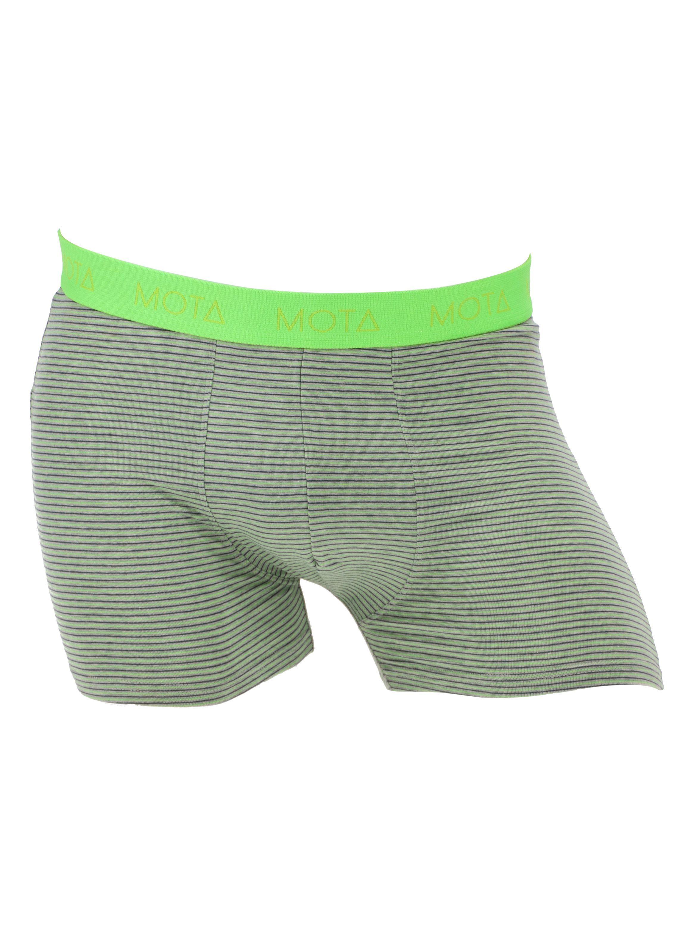 Boxer Medio Verde Algodón Pack 3 Mota -5